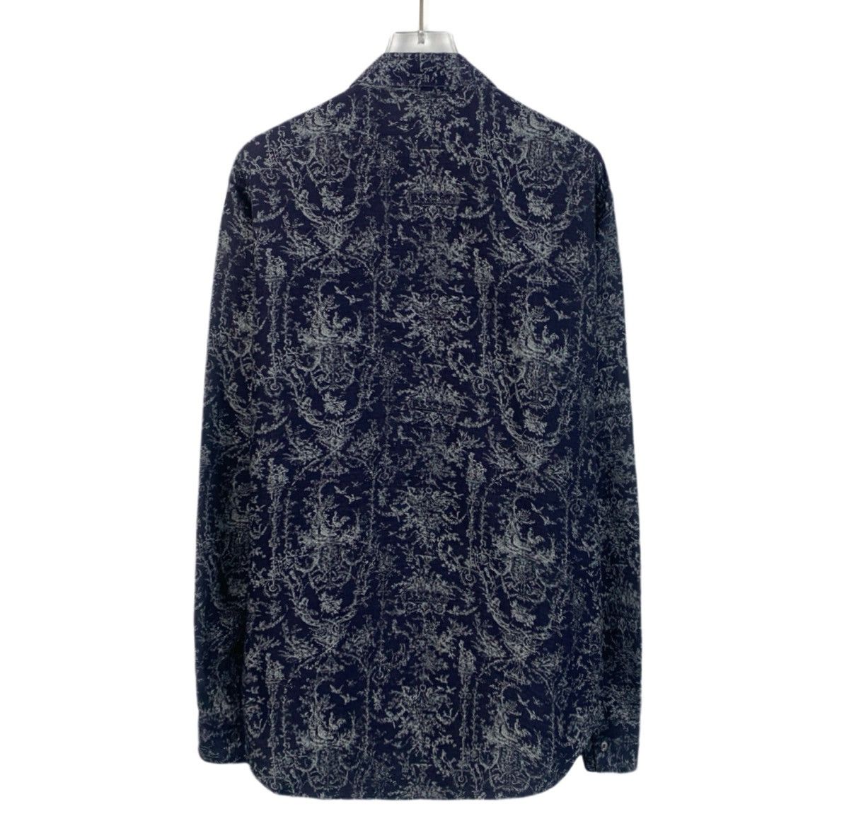 Dior Dior Blue All-over Pattern Printed Long Sleeve Shirt K26WX Size US S / EU 44-46 / 1 - 2 Thumbnail