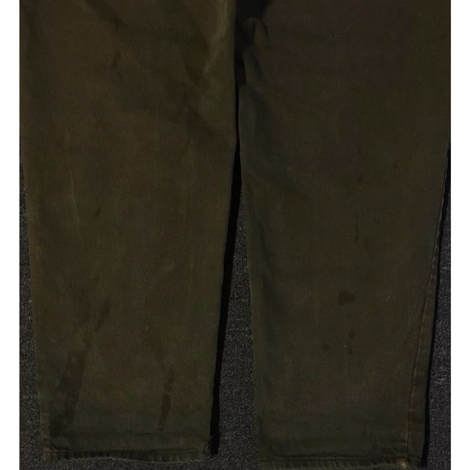 Levi's VINTAGE Levi's 550 Jeans Men 38 Green Distressed Straight 90s Grunge USA 80s Punk Skater Bands Leather Tie? Wait. Size US 38 / EU 54 - 5 Thumbnail