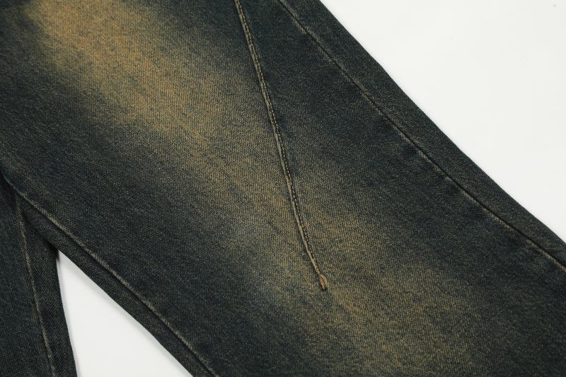 Japanese Brand × Jean American trendy slim fit loose straight casual flared jeans Size US 32 / EU 48 - 6 Thumbnail