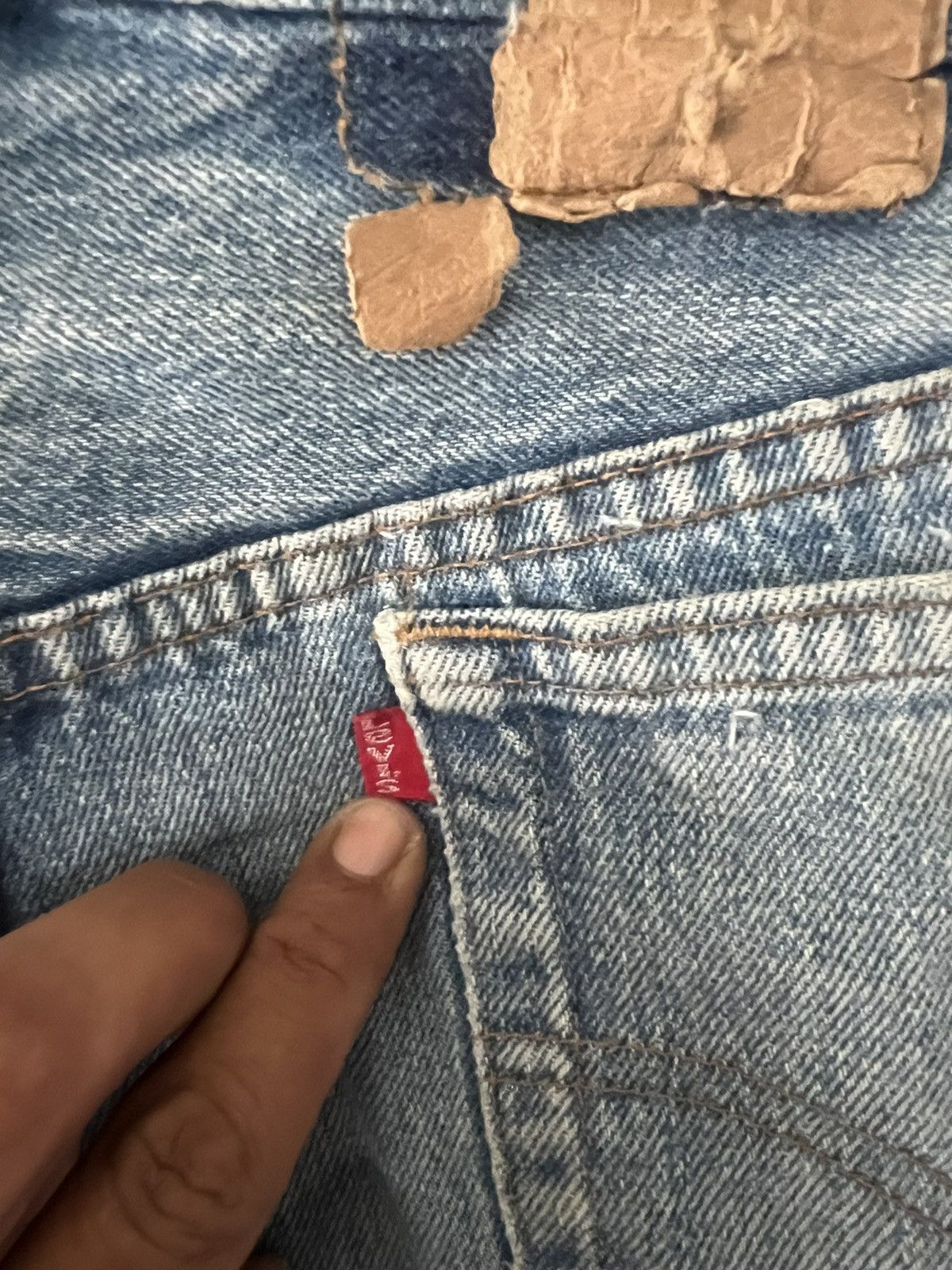 Japanese Brand × Levi's Vintage Clothing × Vintage THRASHED🔥LEVIS 501 DISTRESSED KURT KOBAIN Size US 30 / EU 46 - 9 Thumbnail