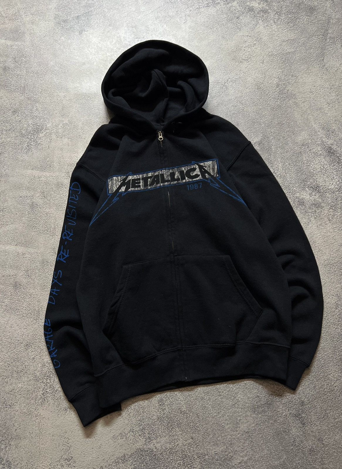 Vintage Y2k Metallica 🖤Garage Days Re-Revisited Zip Hoodie