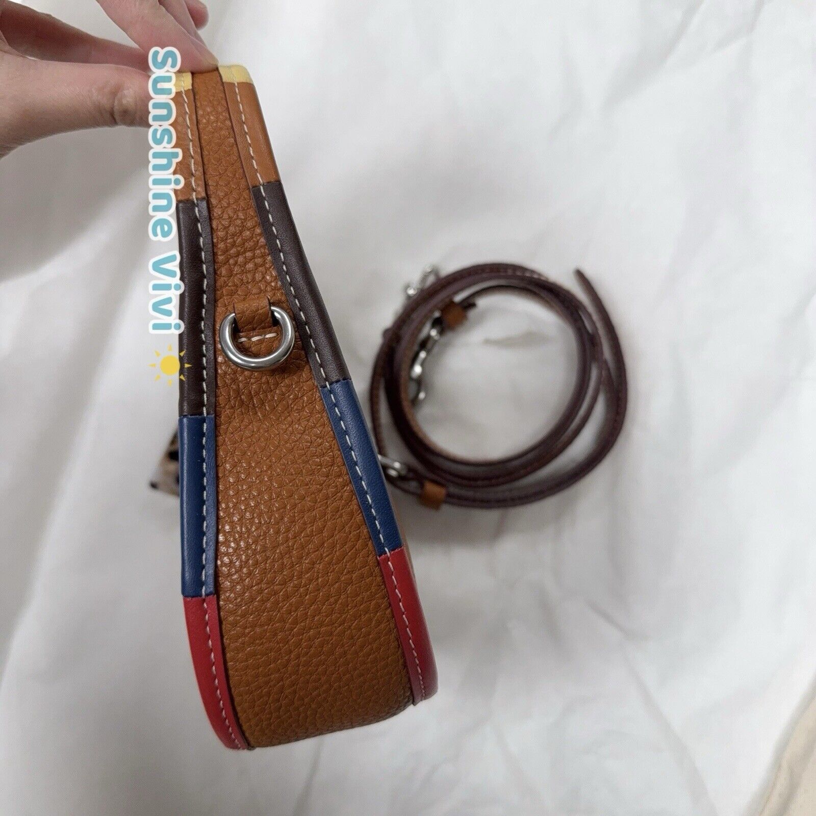 Coach NEW Coach Mini Ergo Bag Coachtopia 90s Rainbow CQ831 Size ONE SIZE - 6 Thumbnail