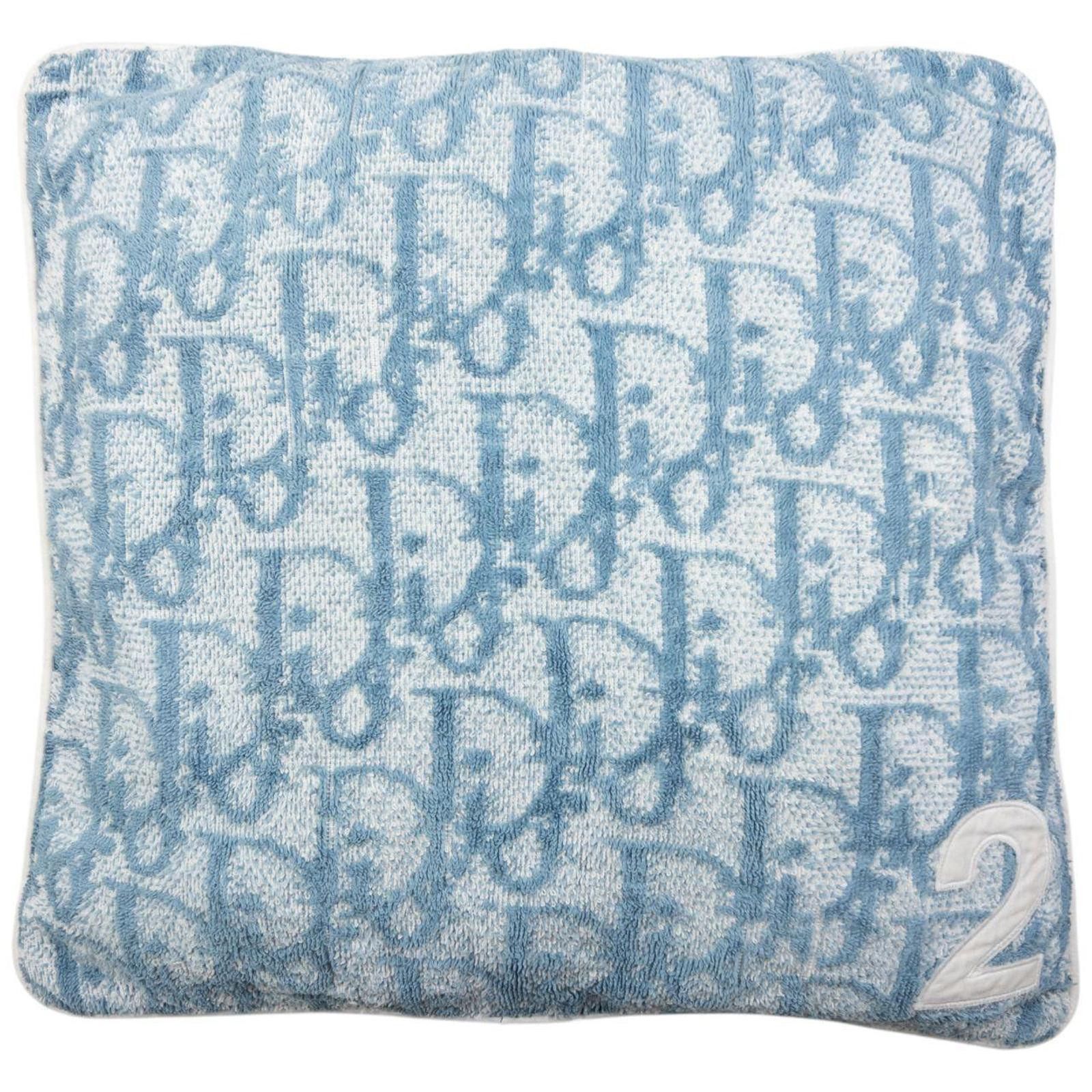 Dior Vintage Dior Monogram Terry Cloth Cushion Cover Size ONE SIZE - 1 Thumbnail