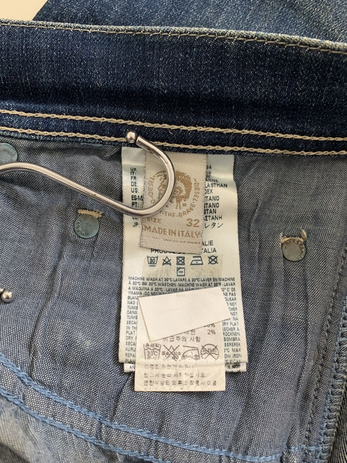 Diesel Diesel Industry Tepphar Slim Carrot Faded Blue Jeans Size US 32 / EU 48 - 9 Thumbnail
