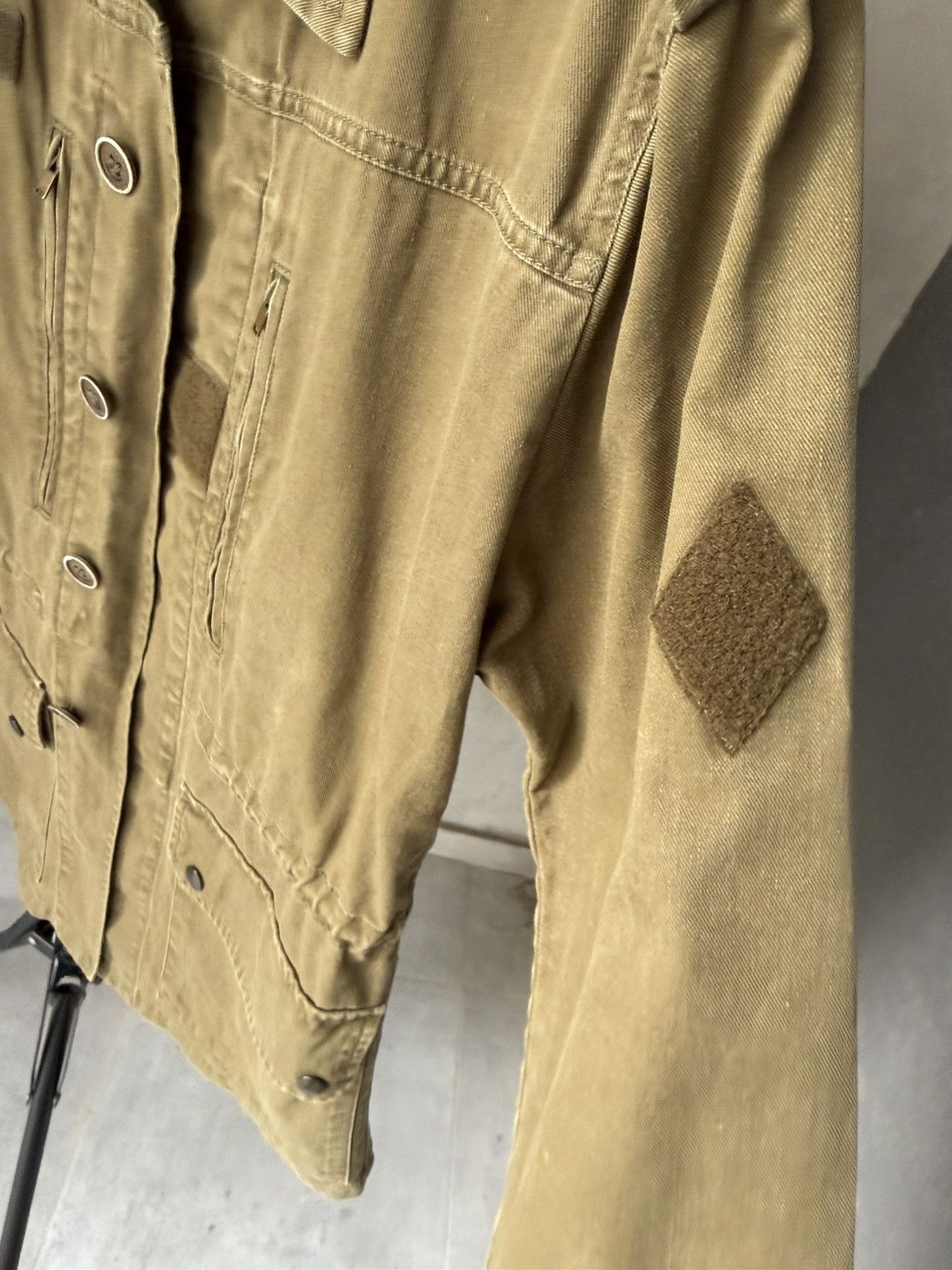 Saint Laurent Paris Saint Laurent Paris 16SS Military Jacket Khaki Size XS / US 0-2 / IT 36-38 - 6 Thumbnail