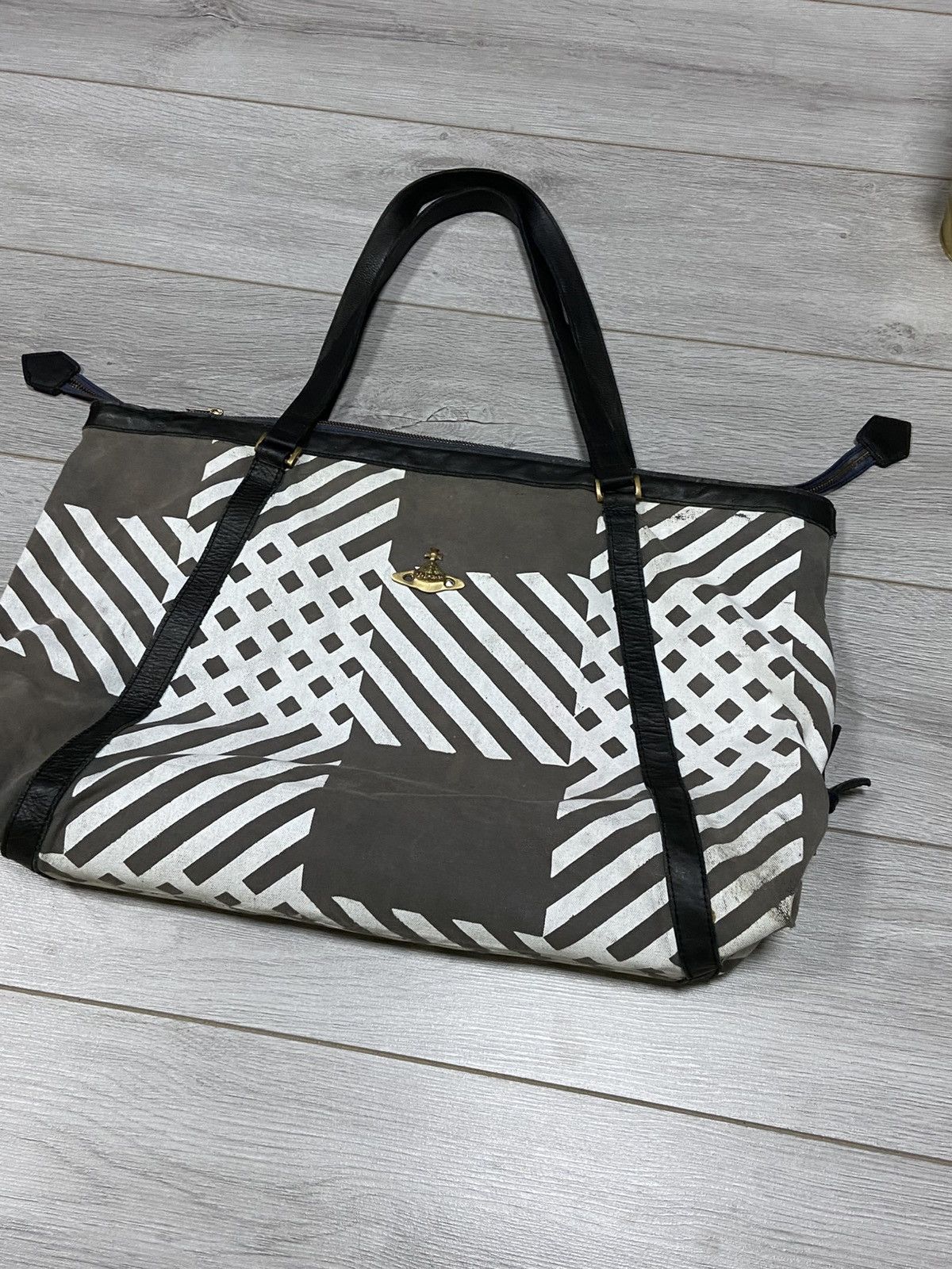 Vivienne Westwood Vivienne Westwood RARE anglomania check tote handle bag Size ONE SIZE - 9 Thumbnail