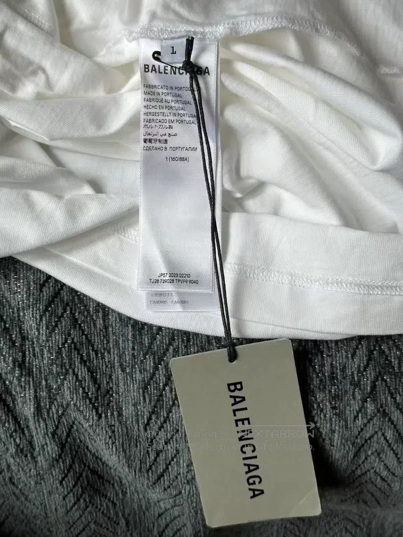 Balenciaga Balenciaga Embroidered Short Sleeve Size US S / EU 44-46 / 1 - 4 Thumbnail