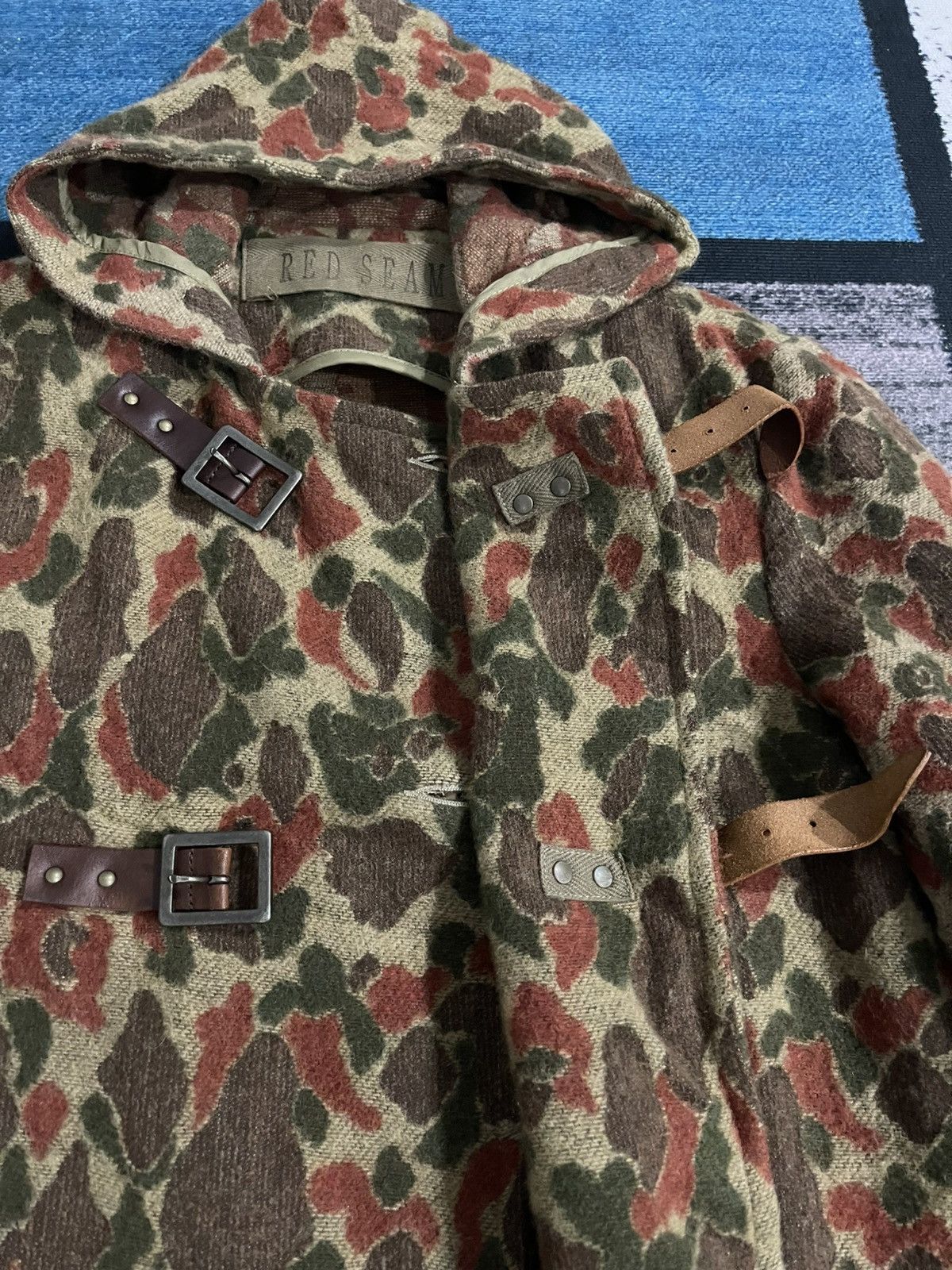 URBAN RESEARCH DOORS × Vintage Vintage Red Seam Urban Research Duck Camo Jacket Size US L / EU 52-54 / 3 - 9 Thumbnail