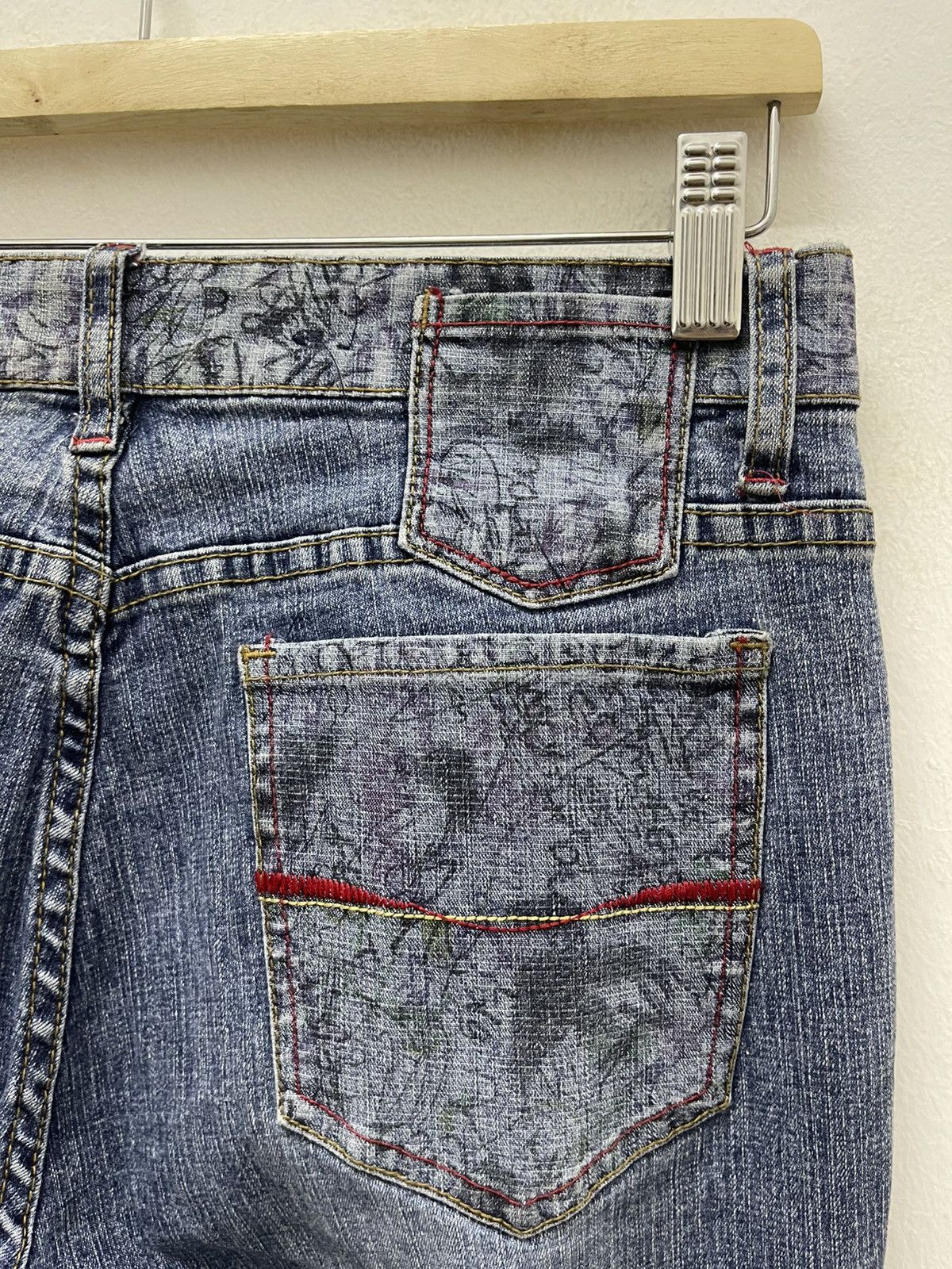 Japanese Brand Rare Vintage ROMABLUE Multi-Pockets Flare Bootcut Fancy Size US 29 - 20 Thumbnail