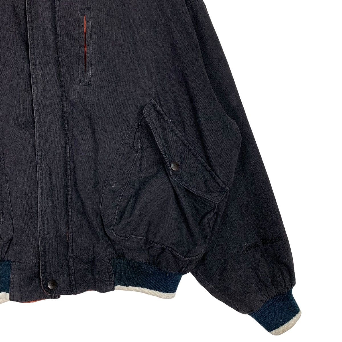 Japanese Brand CROSS BREED Big Logo Reversible Bomber Jacket #0118-C7 Size US L / EU 52-54 / 3 - 7 Thumbnail