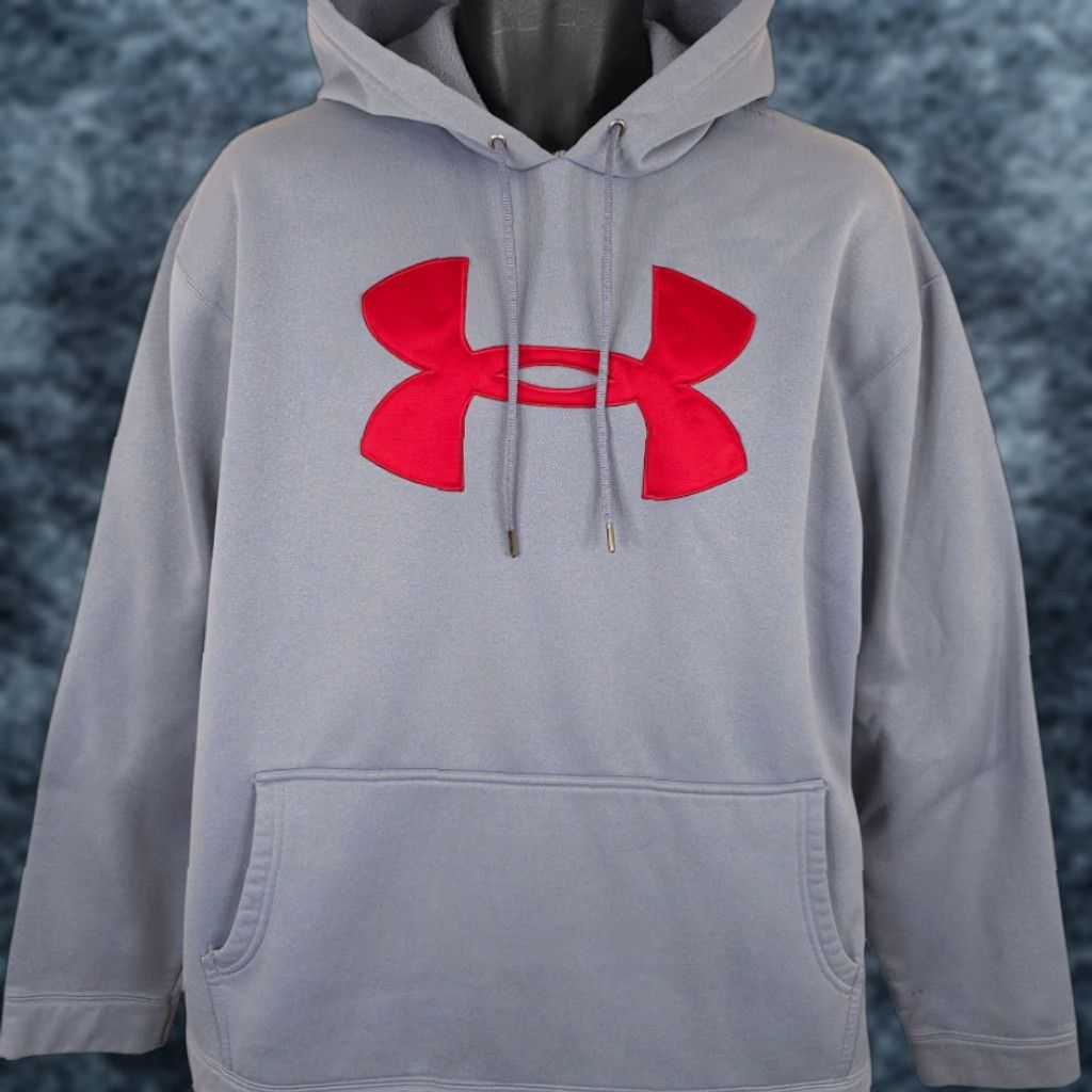 Under Armour Under Armour Hoodie Mens Size Large Gray Pullover Sweatshirt Athletic Size US L / EU 52-54 / 3 - 1 Thumbnail