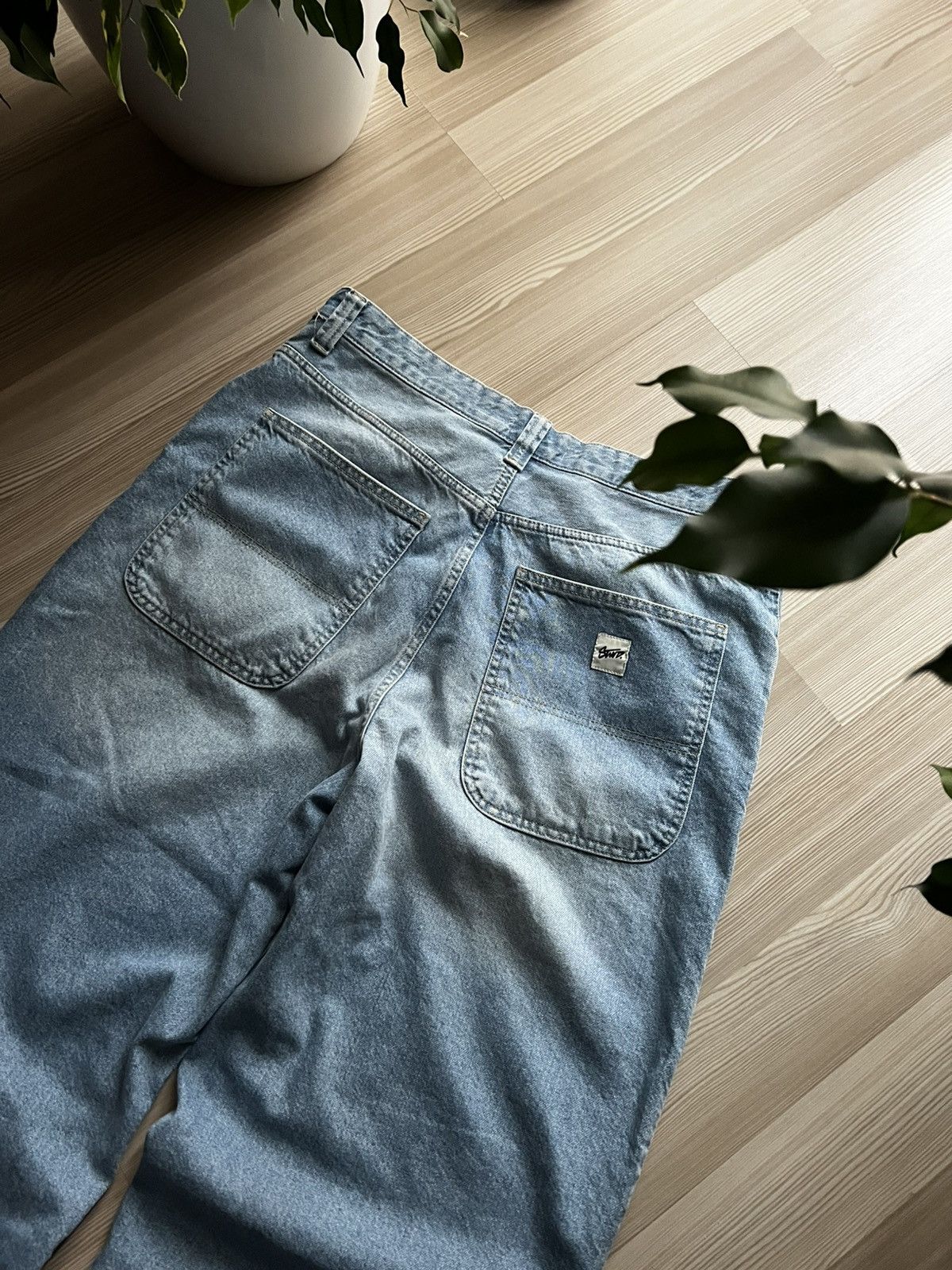 Other CRAZY VINTAGE BAGGY BLUE DENIM JEANS JNCO STYLE Y2K Size US 34 / EU 50 - 5 Thumbnail