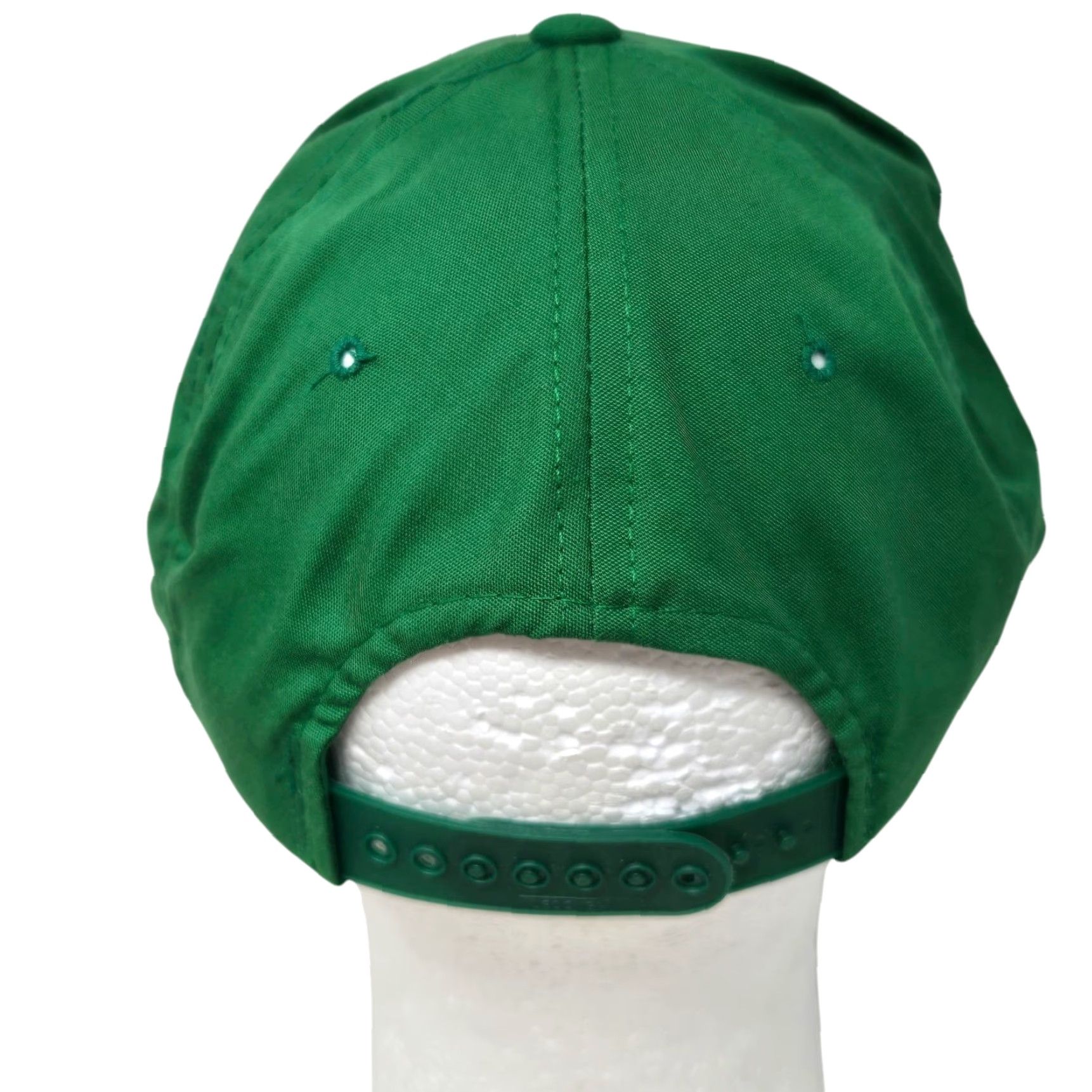 Vintage VTG Yupoong Trucker Hat Cap Adjustable Cotton Green 1990s Kalamazoo MI Advertising Rope International Paper Belt? Size ONE SIZE - 4 Thumbnail
