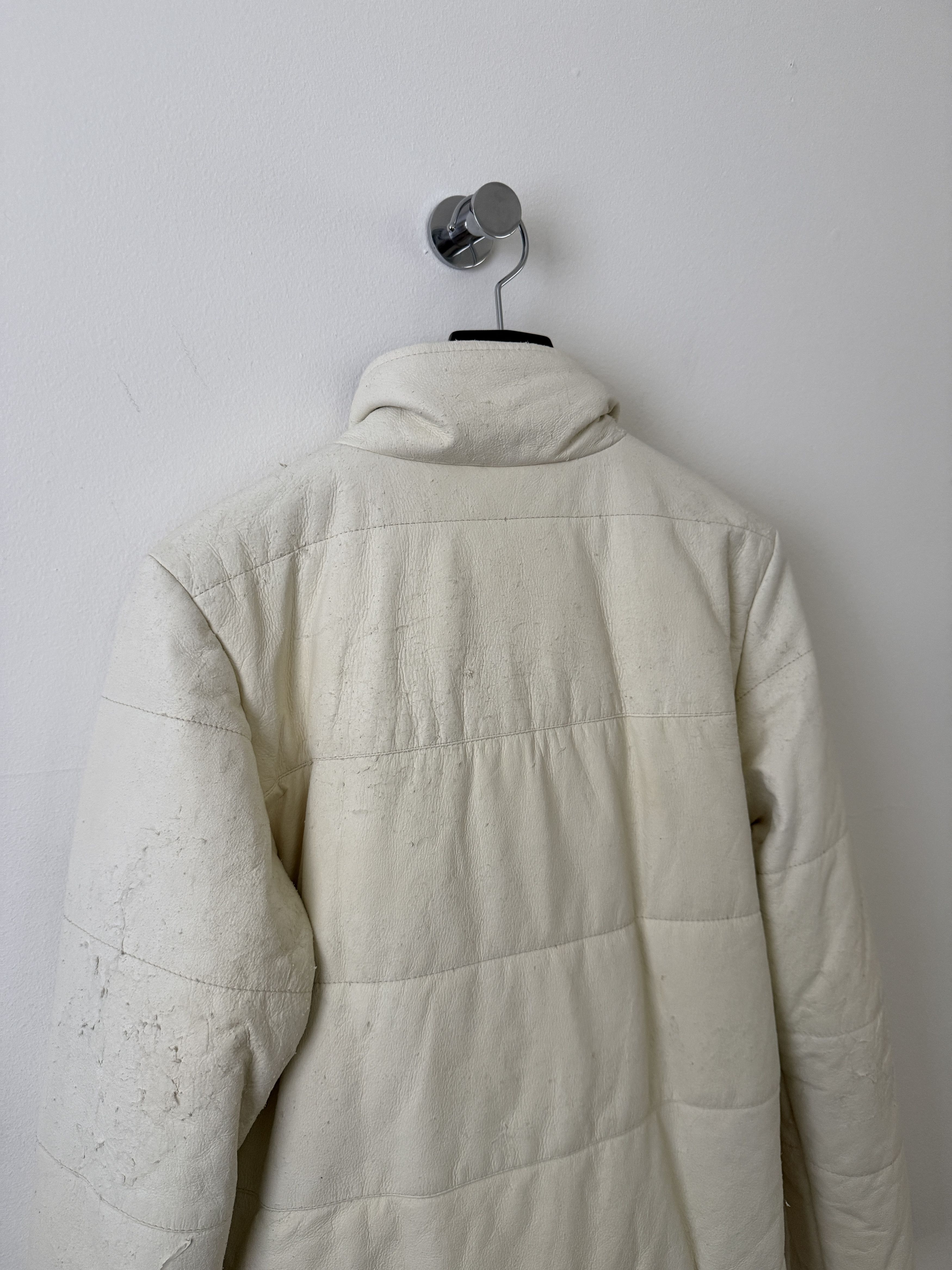 Giorgio Brato Leather Puffer Jacket Size M / US 6-8 / IT 42-44 - 14 Thumbnail