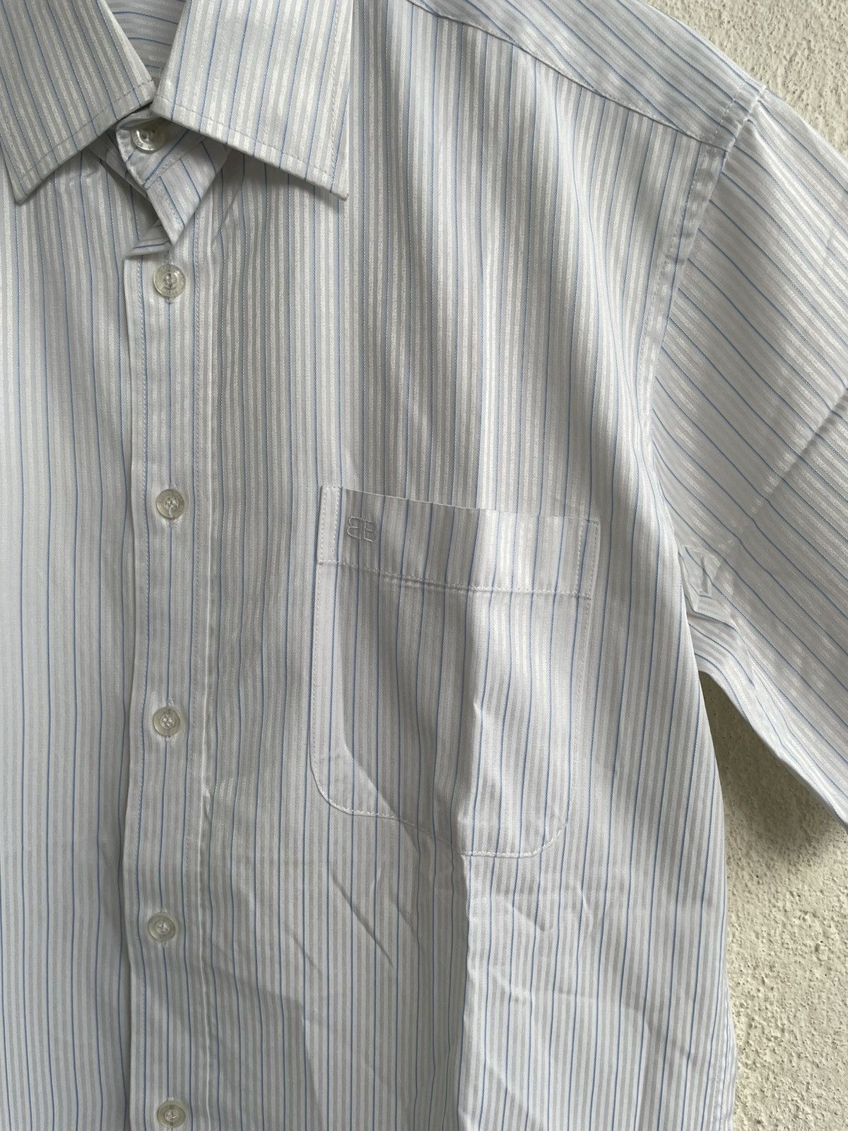 Balenciaga 2000s Balenciaga Shirts Button Up Stripped Y2K Ifsix YSL Y’s Size US L / EU 52-54 / 3 - 3 Thumbnail