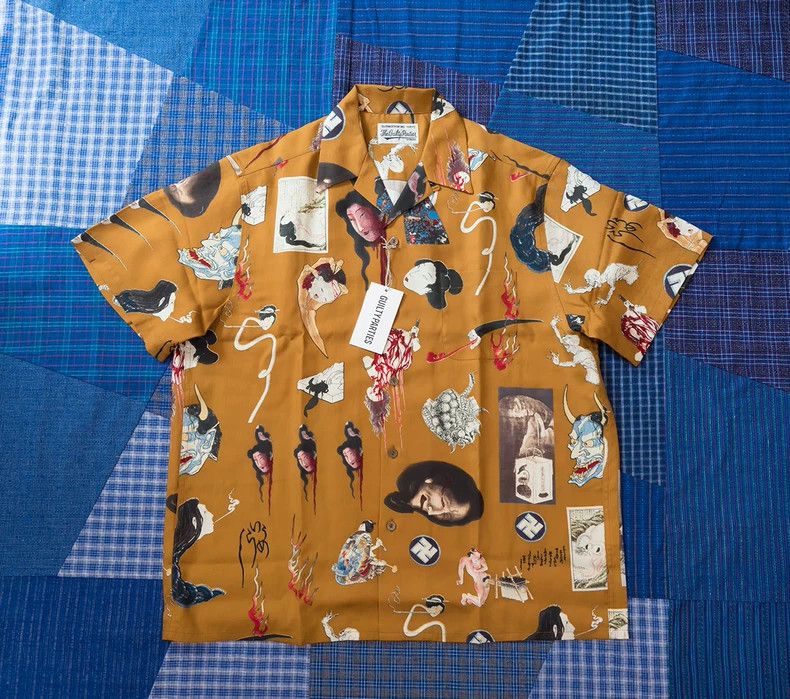 Wacko Maria WACKO MARIA Night Parade of One Hundred Demons Short Sleev Size US XL / EU 56 / 4 - 3 Thumbnail