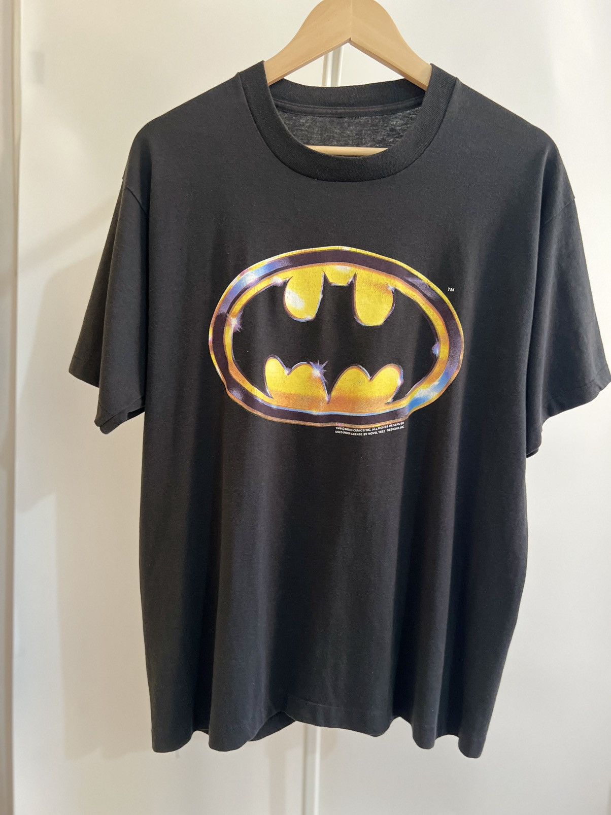 Vintage 1989 Vintage Batman Tshirt . Single Stitch Size US L / EU 52-54 / 3 - 2 Thumbnail