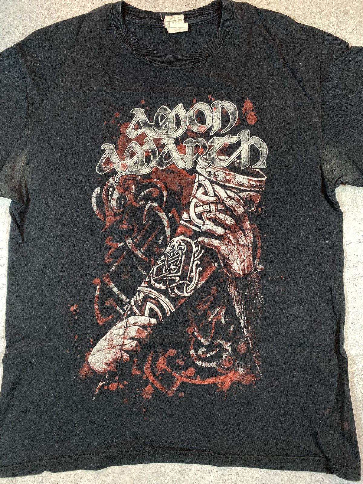 Band Tees × Vintage Vintage Amon Amarth Men’s Black T-shirt With Big Logo Size US M / EU 48-50 / 2 - 3 Thumbnail