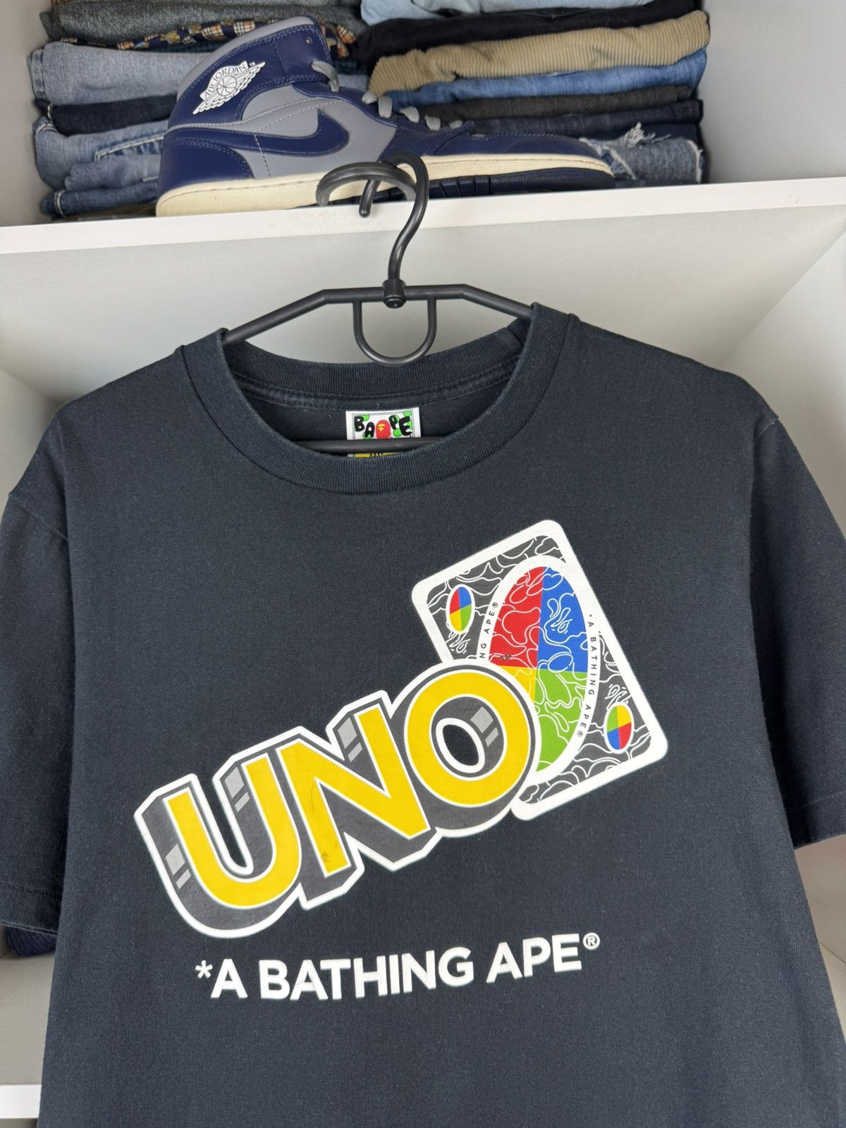 Bape Bape A Bathing Ape x UNO T-shirt Size US S / EU 44-46 / 1 - 2 Thumbnail