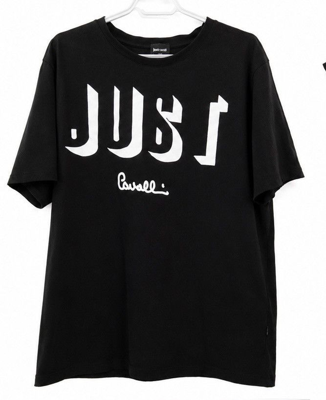 Just Cavalli Just Cavalli Black T-Shirt – Size XL Size US XL / EU 56 / 4 - 1 Thumbnail
