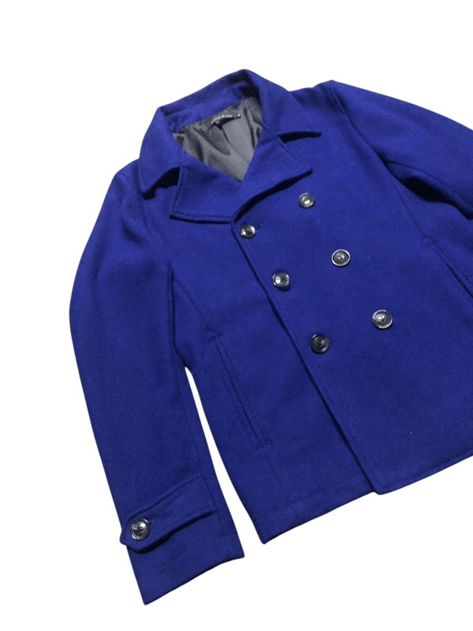 GOSTAR DE FUGA GOSTAR DE FUGA Double Breasted Wool Coat Jacket Size US S / EU 44-46 / 1 - 6 Thumbnail