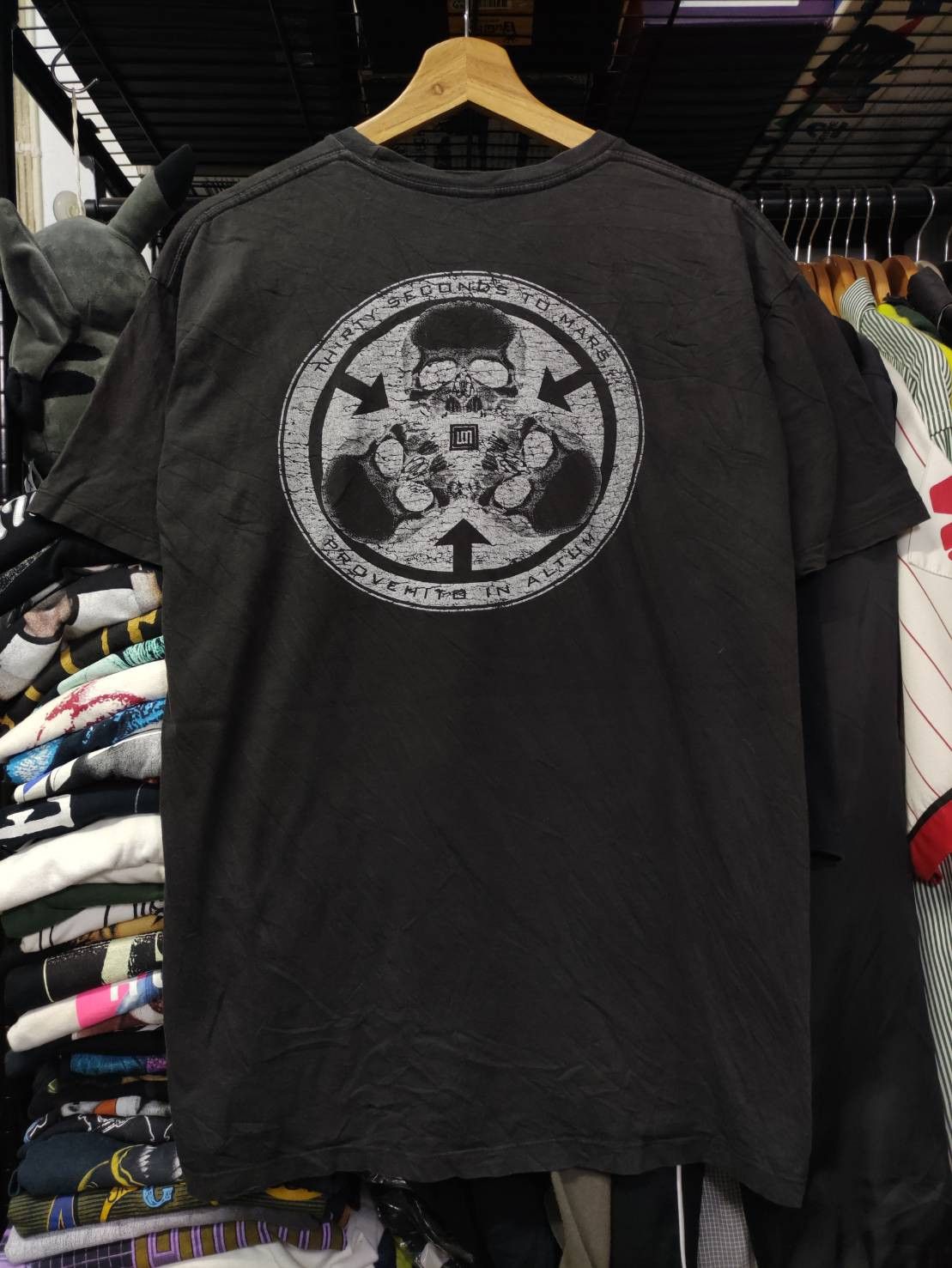 Band Tees Vtg 00's 30 Seconds To Mars " Provehito in Altum " T-Shirt Size US L / EU 52-54 / 3 - 8 Thumbnail