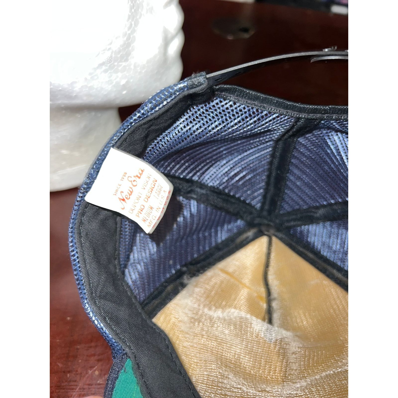 New Era Vintage Police Snapback Trucker Mesh Hat Cap New Era VTG Size ONE SIZE - 9 Thumbnail