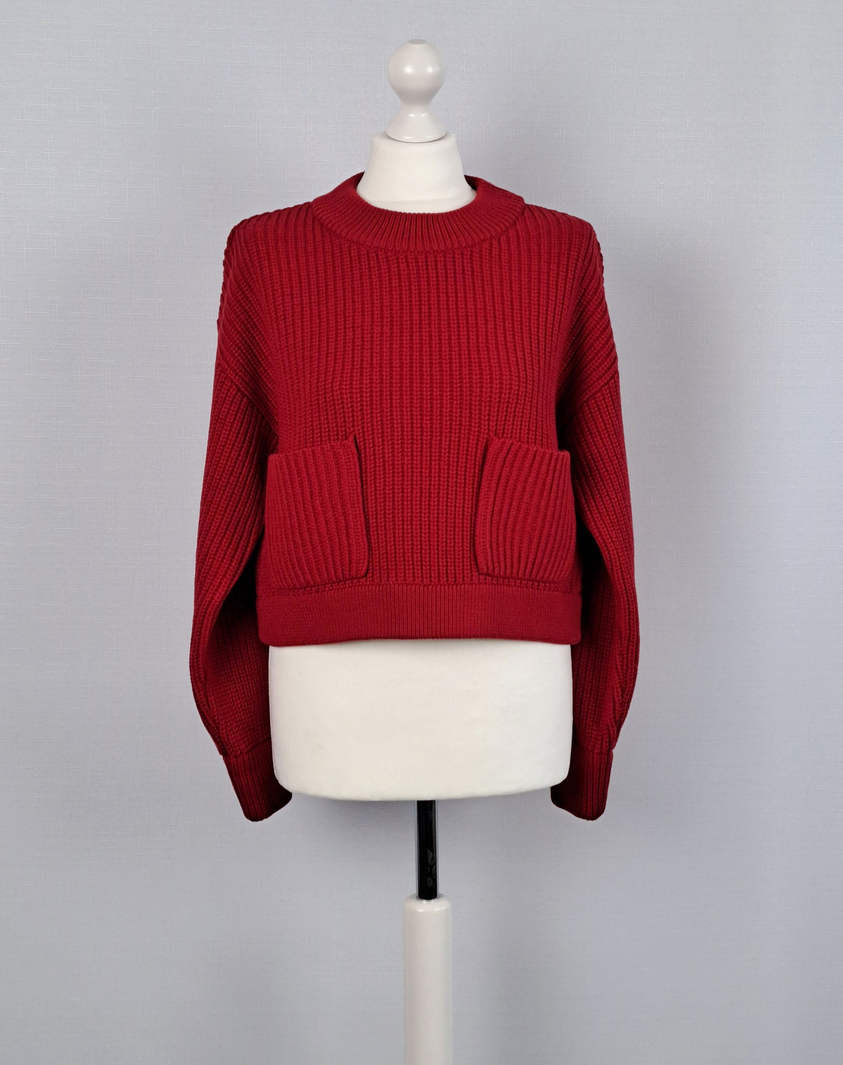 Philosophy di Lorenzo Serafini PHILOSOPHY Di Lorenzo Serafini cropped wool sweater. Size XS / US 0-2 / IT 36-38 - 1 Thumbnail