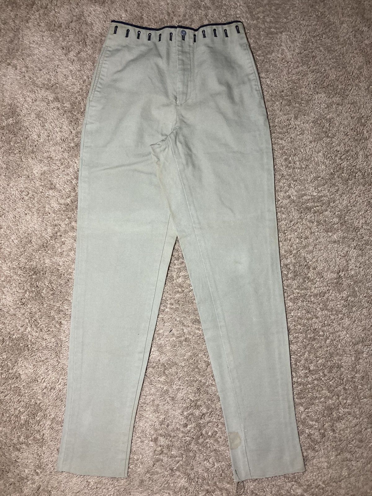 Jean Paul Gaultier SS1988 Jean Paul Gaultier Homme Skinny Tapered Coin 80s JPG Size US 28 / EU 44 - 2 Thumbnail