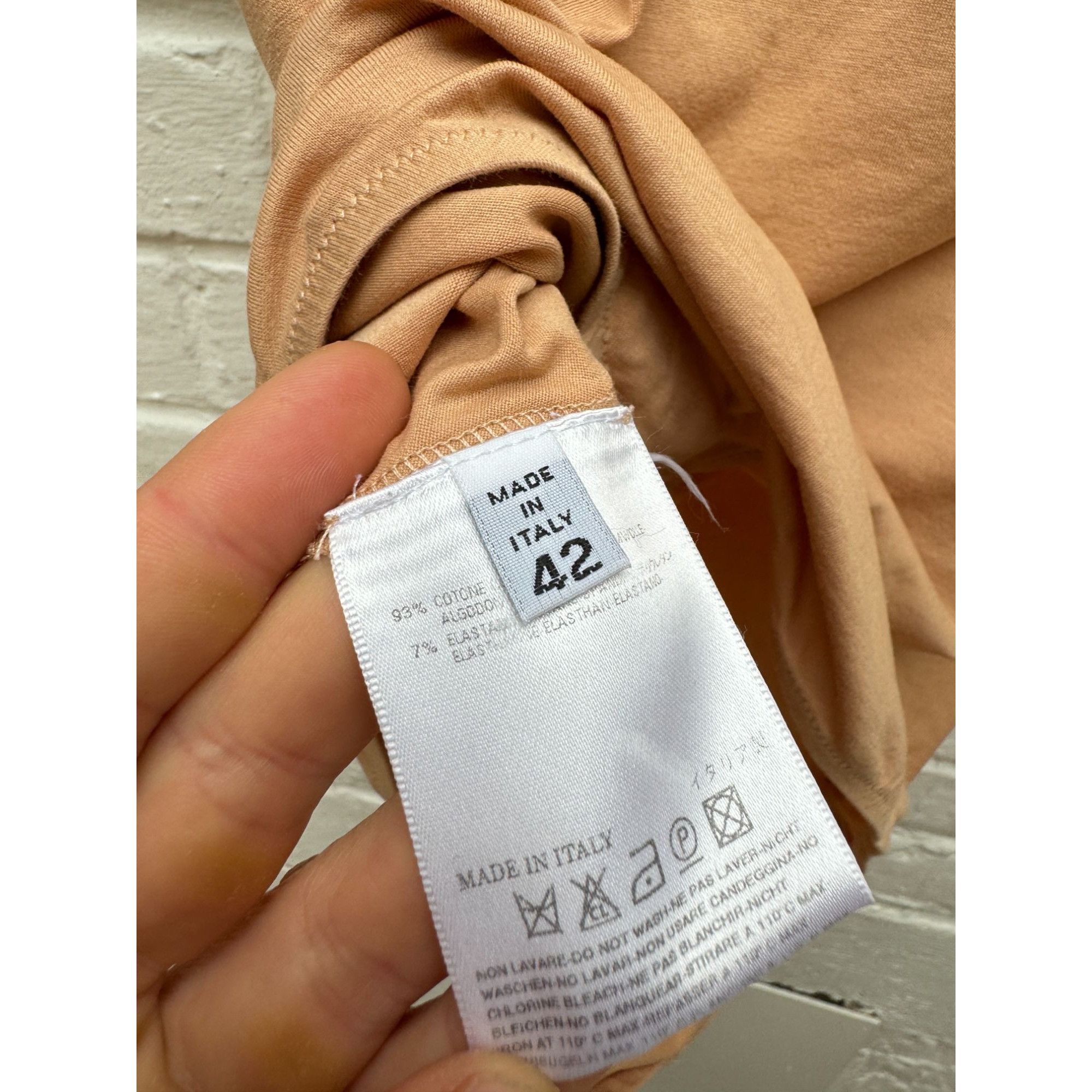 Maison Margiela SS 2007 Iconic Nude Bodysuit Top Size XS / US 0-2 / IT 36-38 - 5 Thumbnail