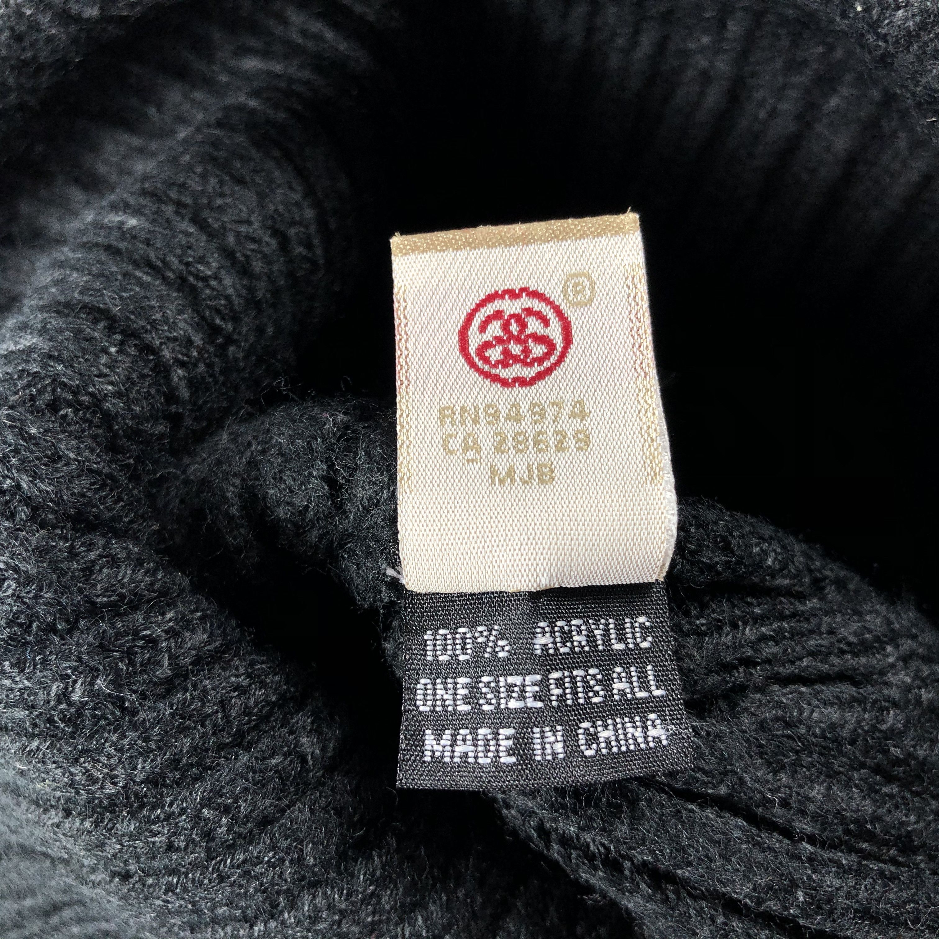 Stussy × Vintage Stussy Skateboard Black Beanie Snow Hat Snow Cap -D798 Size ONE SIZE - 6 Thumbnail