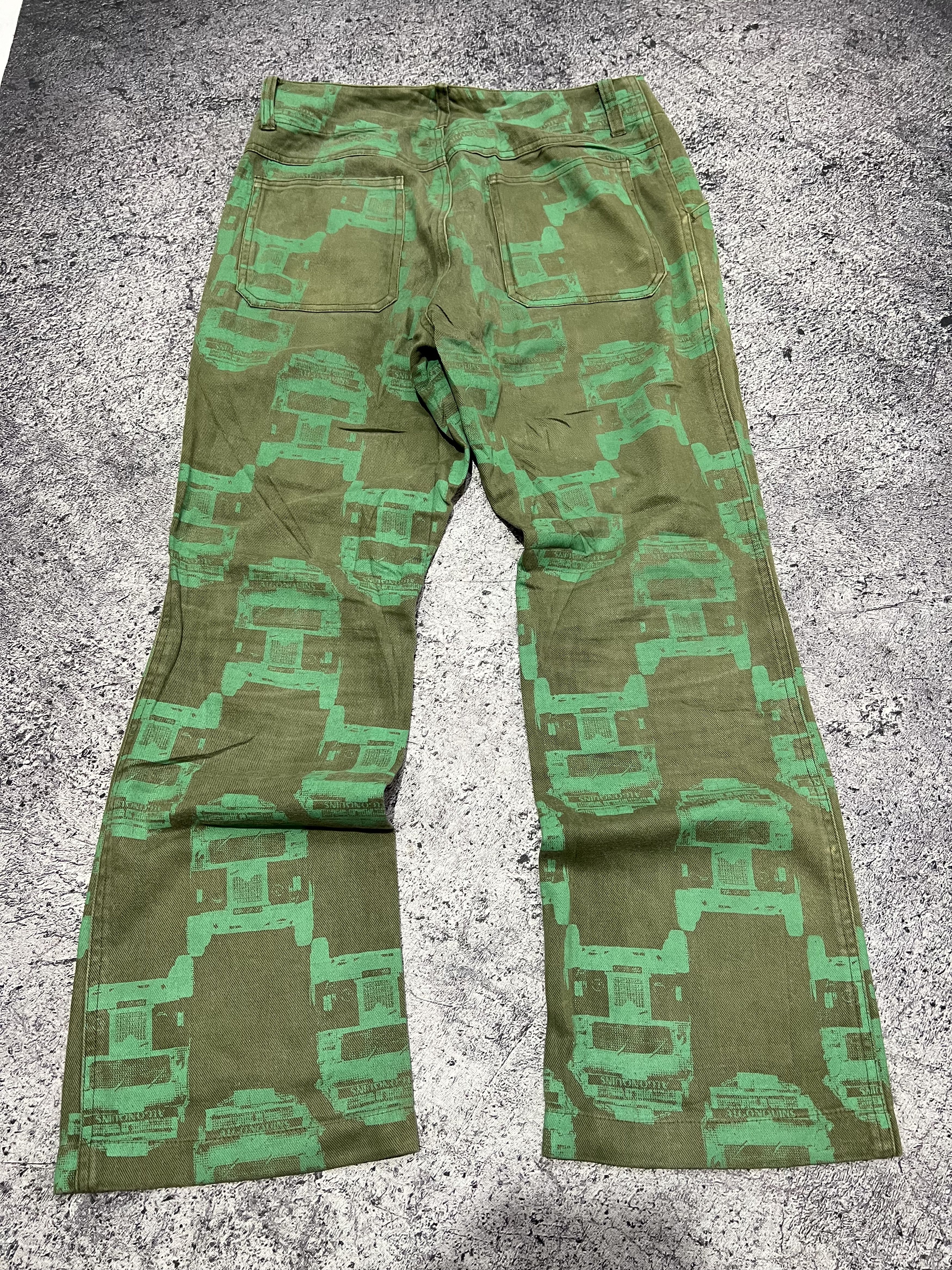 Japanese Brand 2000s Algonquins Hysteric Poem Flare Bootcut Ifsix y2k Size US 29 - 2 Thumbnail