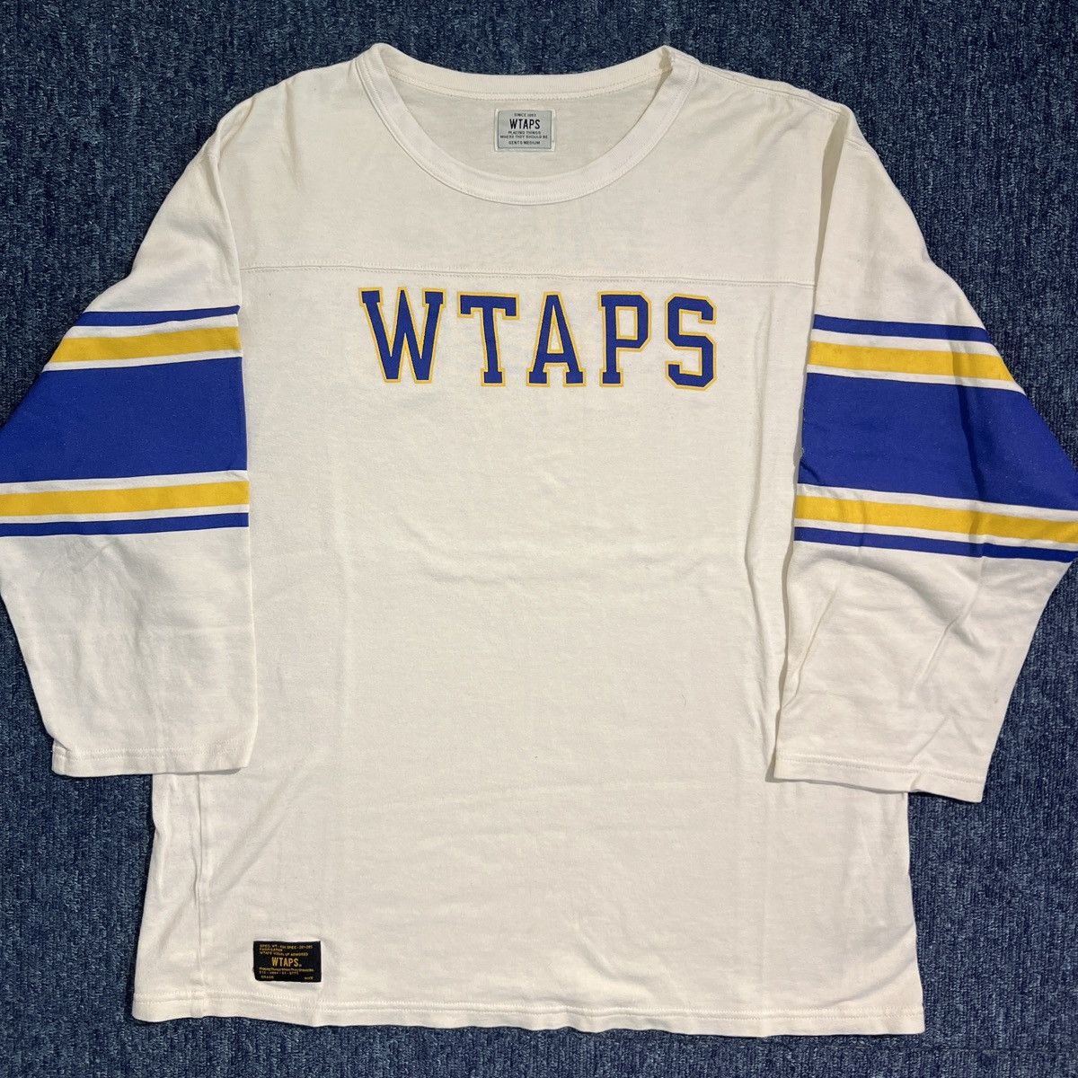 Wtaps Vintage 00s WTAPS Football Long Sleeve Tee Size US M / EU 48-50 / 2 - 1 Thumbnail