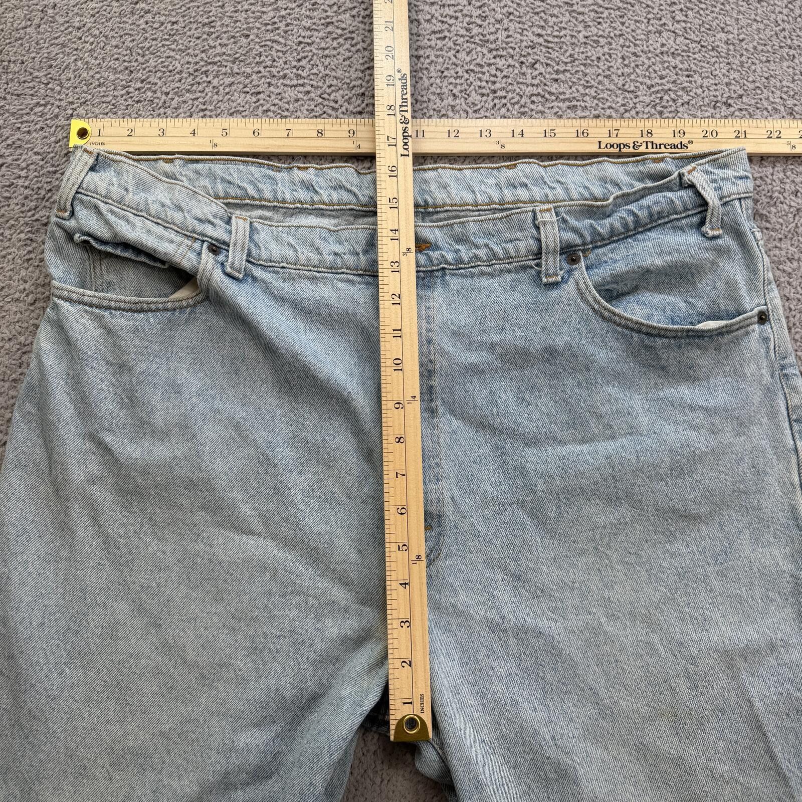 Levi's Vintage 90s Made USA Levis 540 Baggy Light Jeans 42 Relaxed Size US 42 / EU 58 - 3 Thumbnail