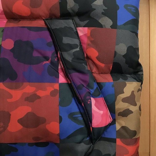 Bape BAPE Crazy color camo full zip hoodie Puffer Down Jacket Size US L / EU 52-54 / 3 - 6 Thumbnail