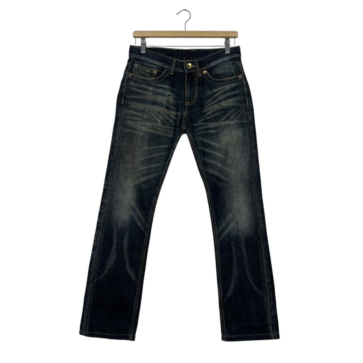 Japanese Brand Vintage Trim Co Ltd Denim Size US 28 / EU 44 - 1 Thumbnail