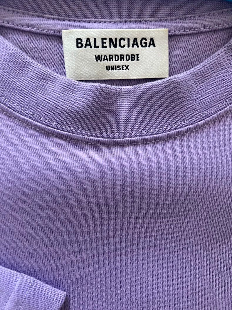 Balenciaga Balenciaga Purple Coke Short Sleeve, Size XS Size US XS / EU 42 / 0 - 7 Thumbnail