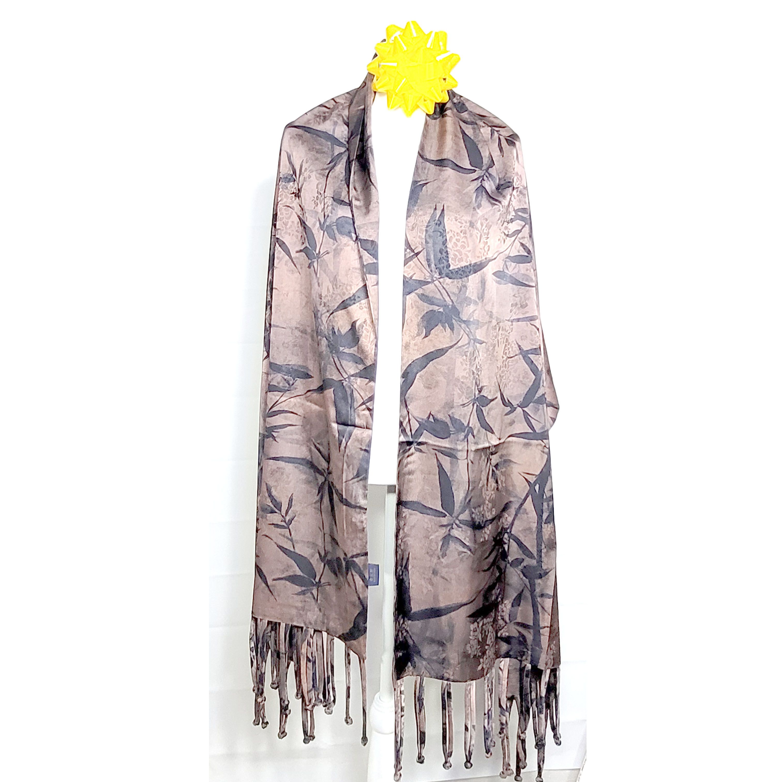 Other NWT Double-Sided Double-Layer Long Silk Scarf 27"x70" LS5951 Size ONE SIZE - 4 Thumbnail