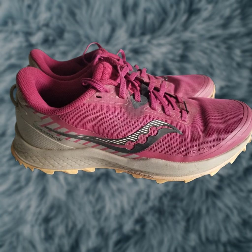 Saucony Saucony Womens Peregrine 11 Cherry Gravel Running Sneakers Size 9 Size US 9 / IT 39 - 1 Thumbnail