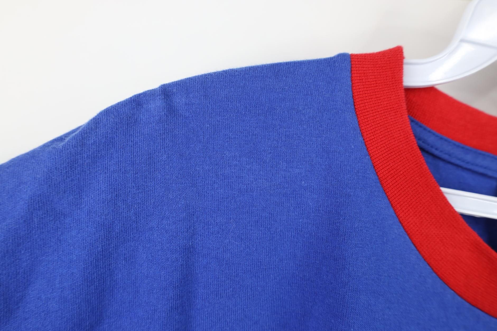 Nike Vintage Y2K Nike Center Swoosh Chicago Cubs Ringer T-Shirt Size US L / EU 52-54 / 3 - 7 Thumbnail