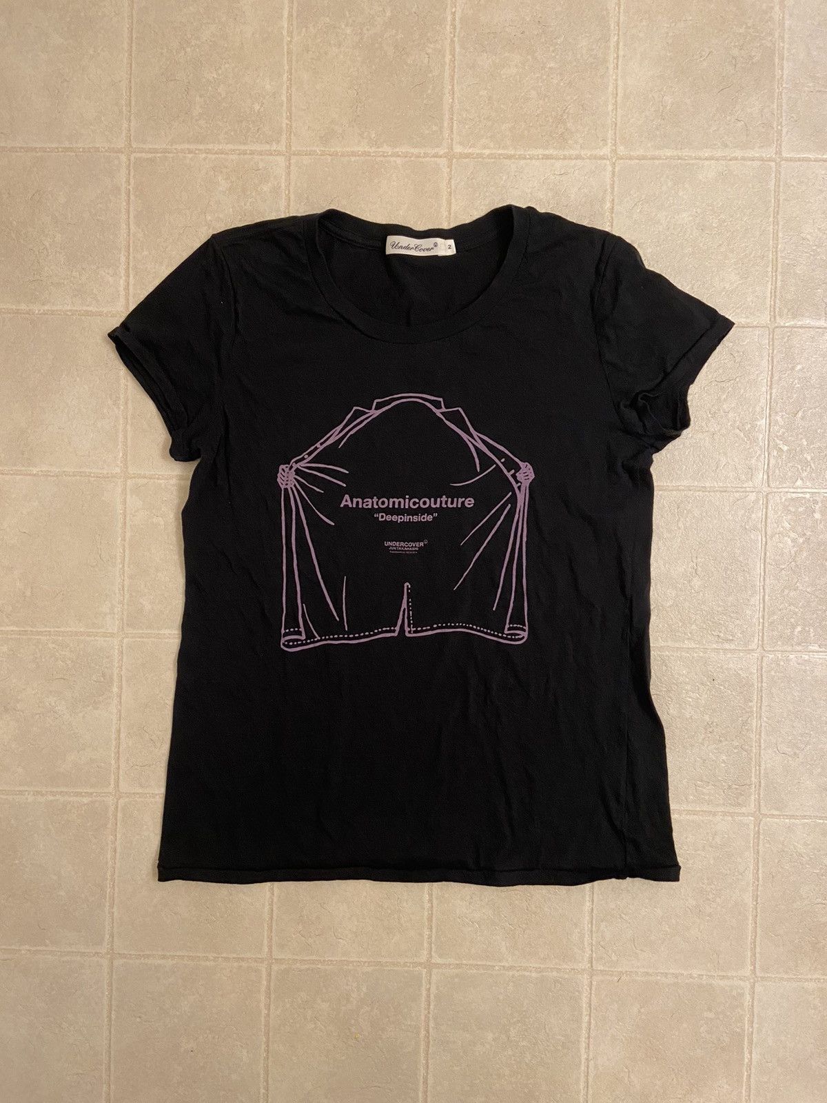 Undercover UNDERCOVER SS13 ANATOMICOUTURE “DEEPINSIDE” TEE Size US S / EU 44-46 / 1 - 1 Thumbnail