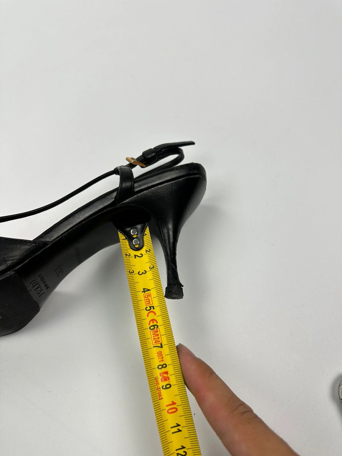 Prada Prada Milano Black Leather SlingBack Mules Pumps Heels Size US 6 / IT 36 - 15 Thumbnail