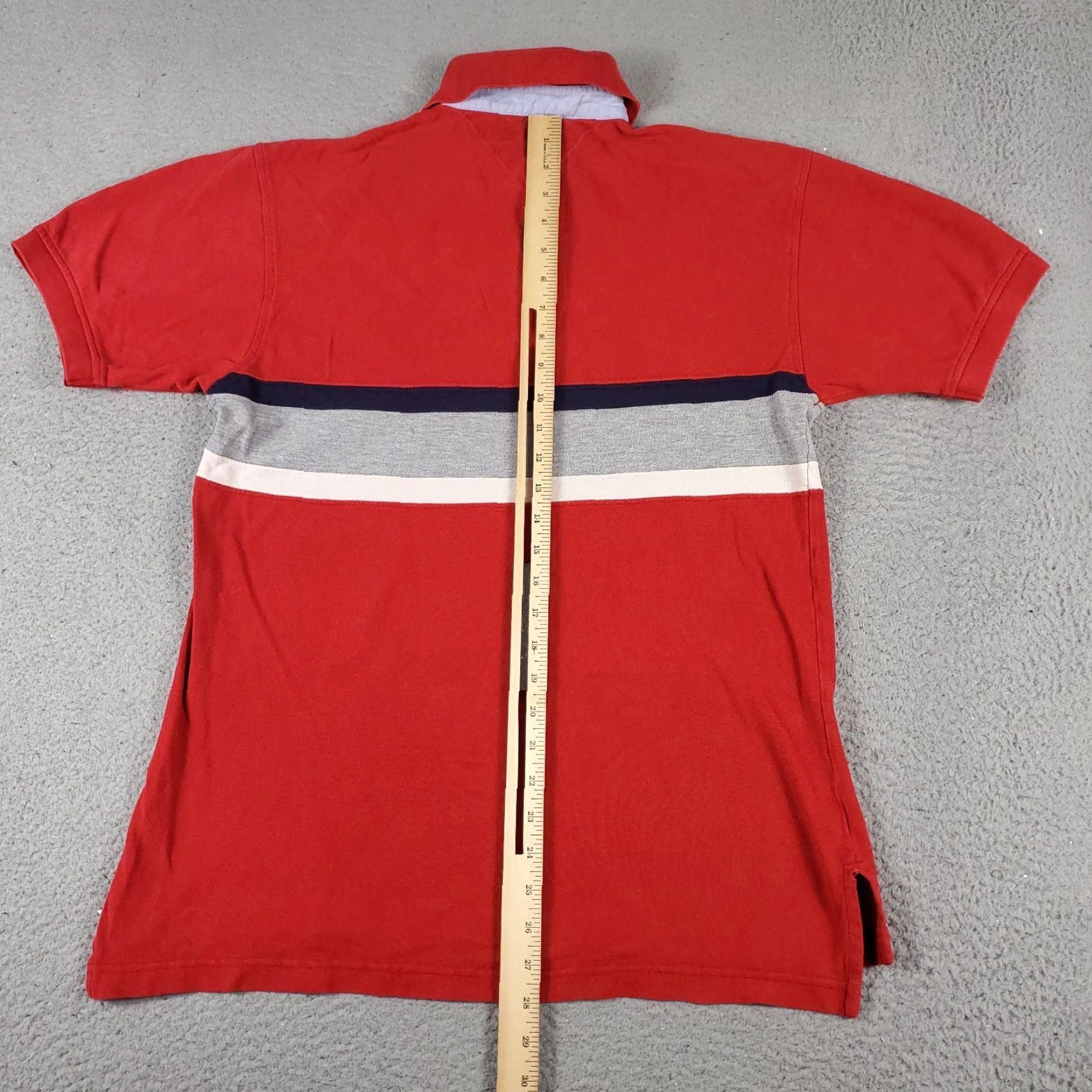 Tommy Hilfiger Tommy Hilfiger Polo Shirt Mens Small Red Solid Short Sleeve Casual Activewear Size US S / EU 44-46 / 1 - 6 Thumbnail