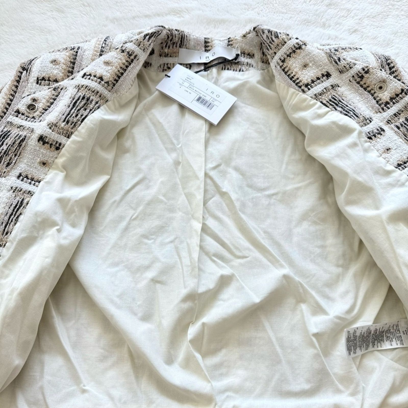 Iro NWT!!! IRO Paris Lullia Embroide jacket 34FR or 4US 1395$ Size S / US 4 / IT 40 - 10 Thumbnail