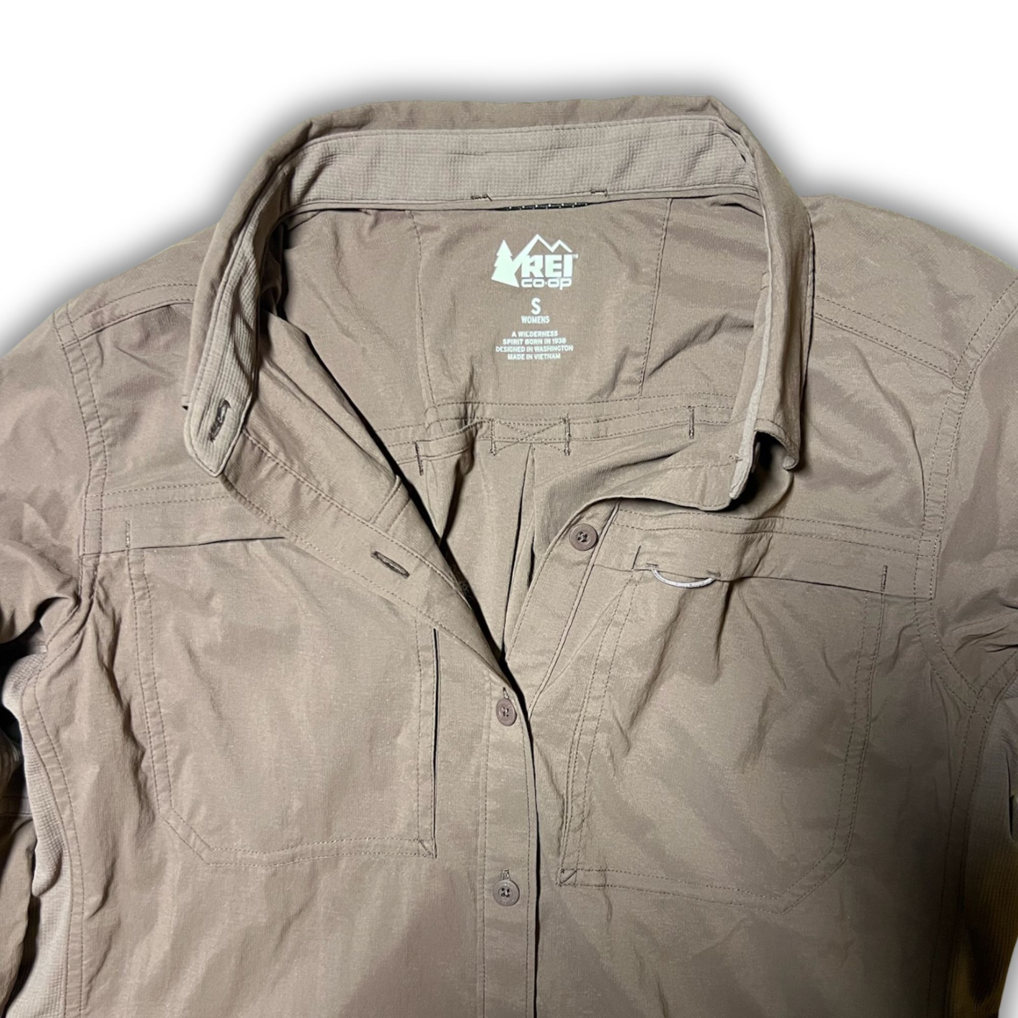 Other REI Co-Op Brown Sahara Long Sleeve Shirt S Lightweight Outdo Size S / US 4 / IT 40 - 5 Thumbnail
