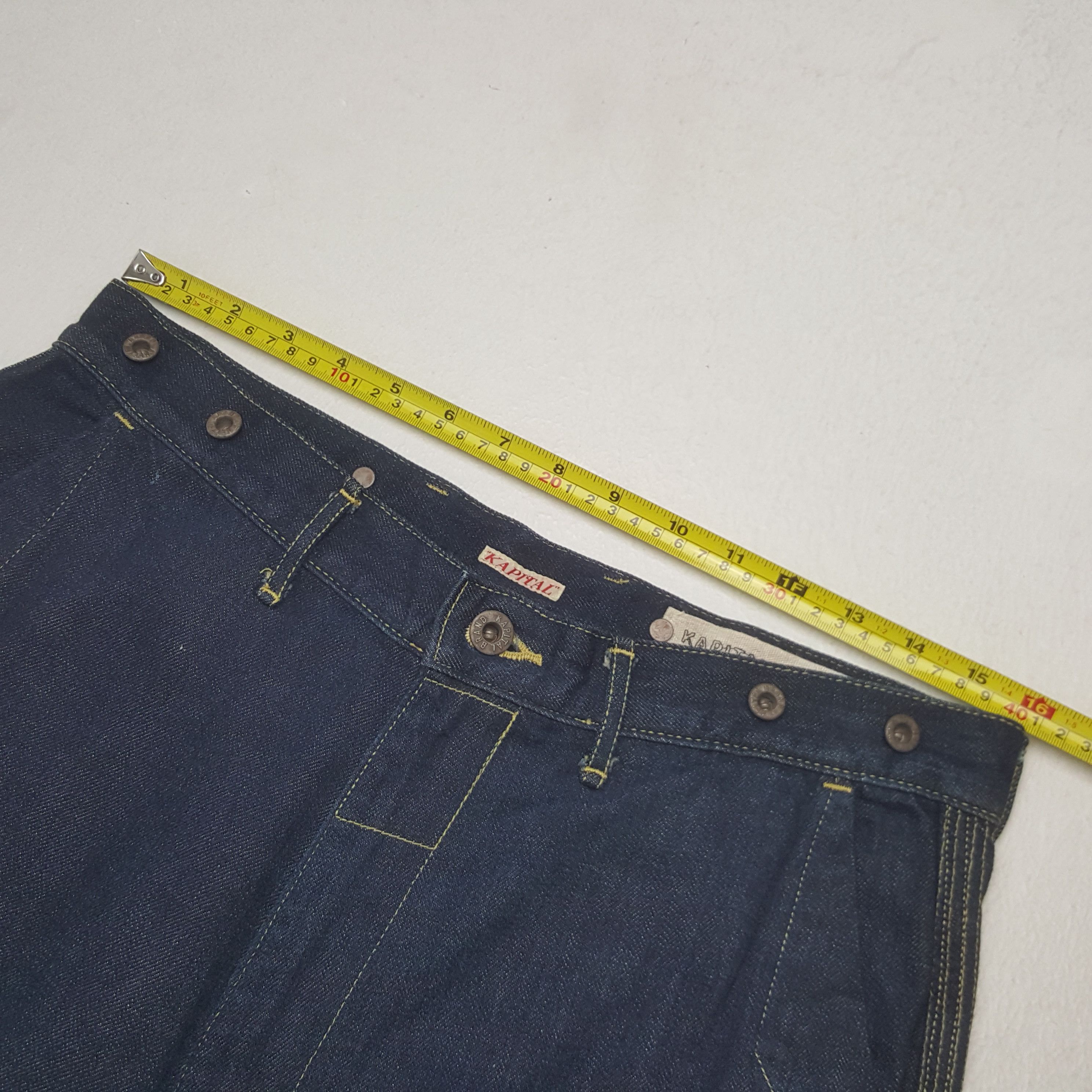 Kapital Vintage Kapital Sashiko Japanese Rare Denim Jeans C297N20 Size US 32 / EU 48 - 9 Thumbnail