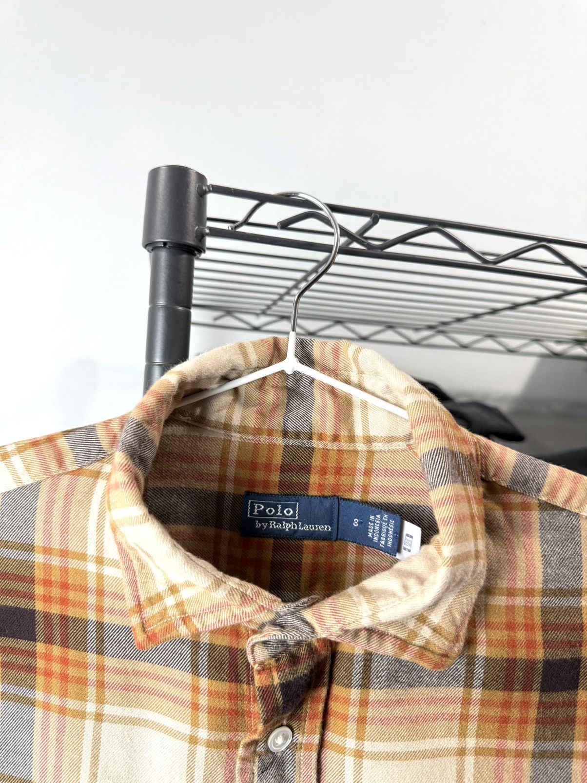 Polo Ralph Lauren Polo Ralph Lauren Checkered Flannel Plaid Shirt Size S / US 4 / IT 40 - 3 Thumbnail