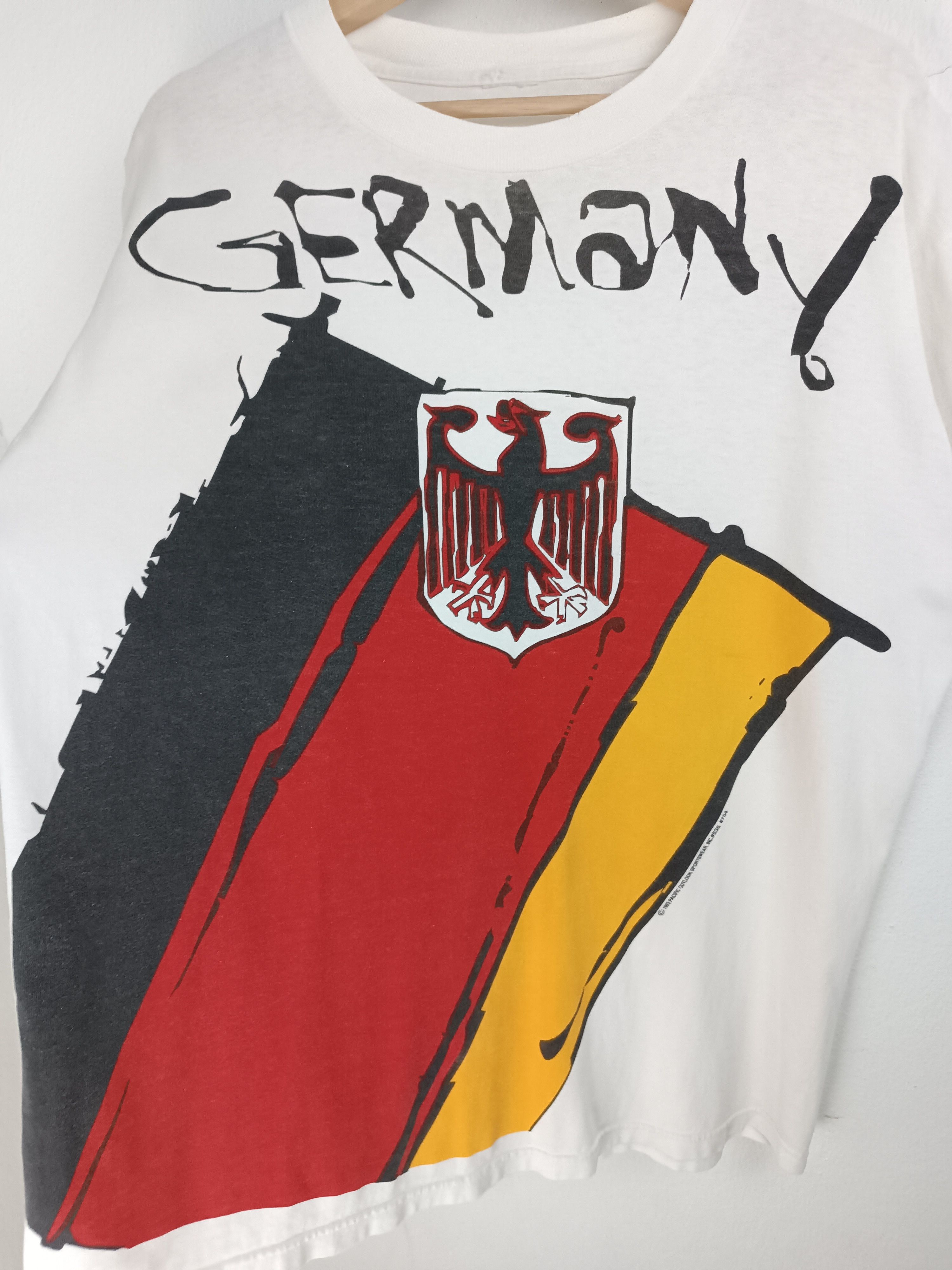 Vintage VINTAGE '94 GERMANY FIFA USA WORLD CUP TEE VERY RARE Size US XL / EU 56 / 4 - 11 Thumbnail