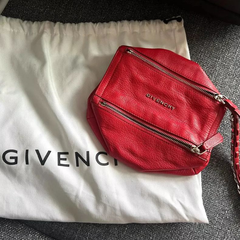 Givenchy Givenchy Red clutch bag Pandora box Size ONE SIZE - 3 Thumbnail