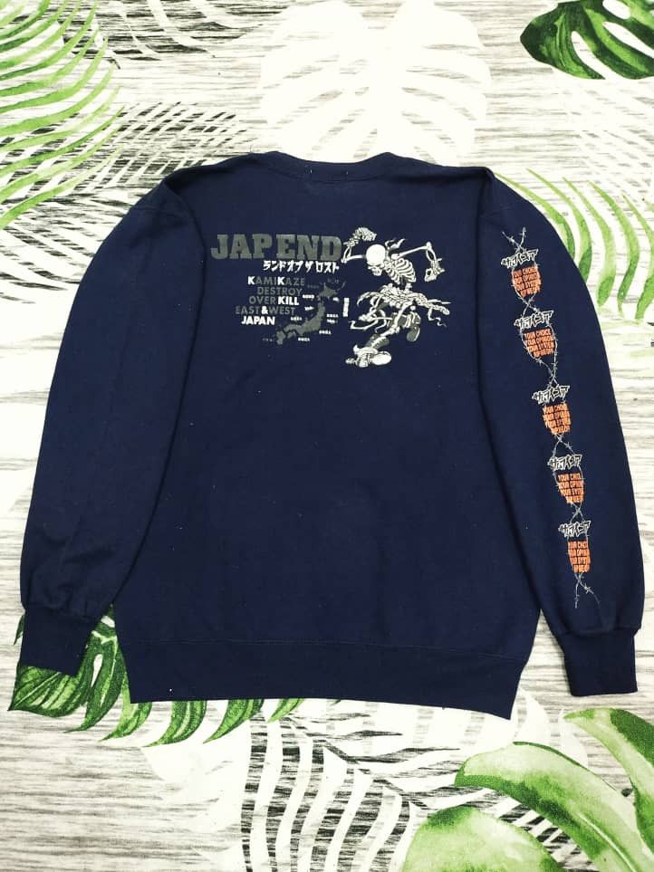 Band Tees × Japanese Brand × Vintage Vintage 90s Skate Punk Rock japanese band pullover Size US M / EU 48-50 / 2 - 1 Thumbnail